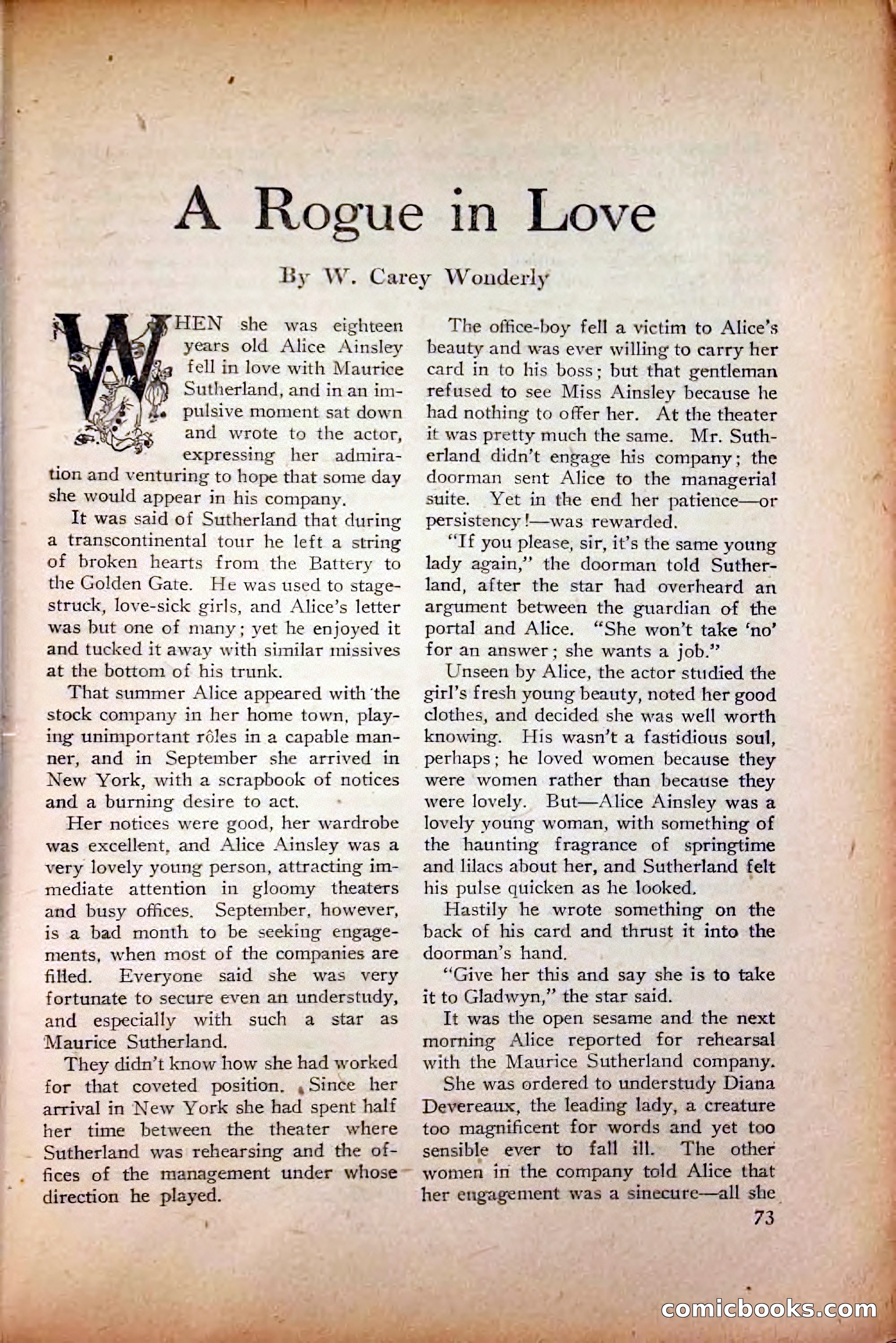 Saucy Stories, August 1, 1922 — page 75 of 132
