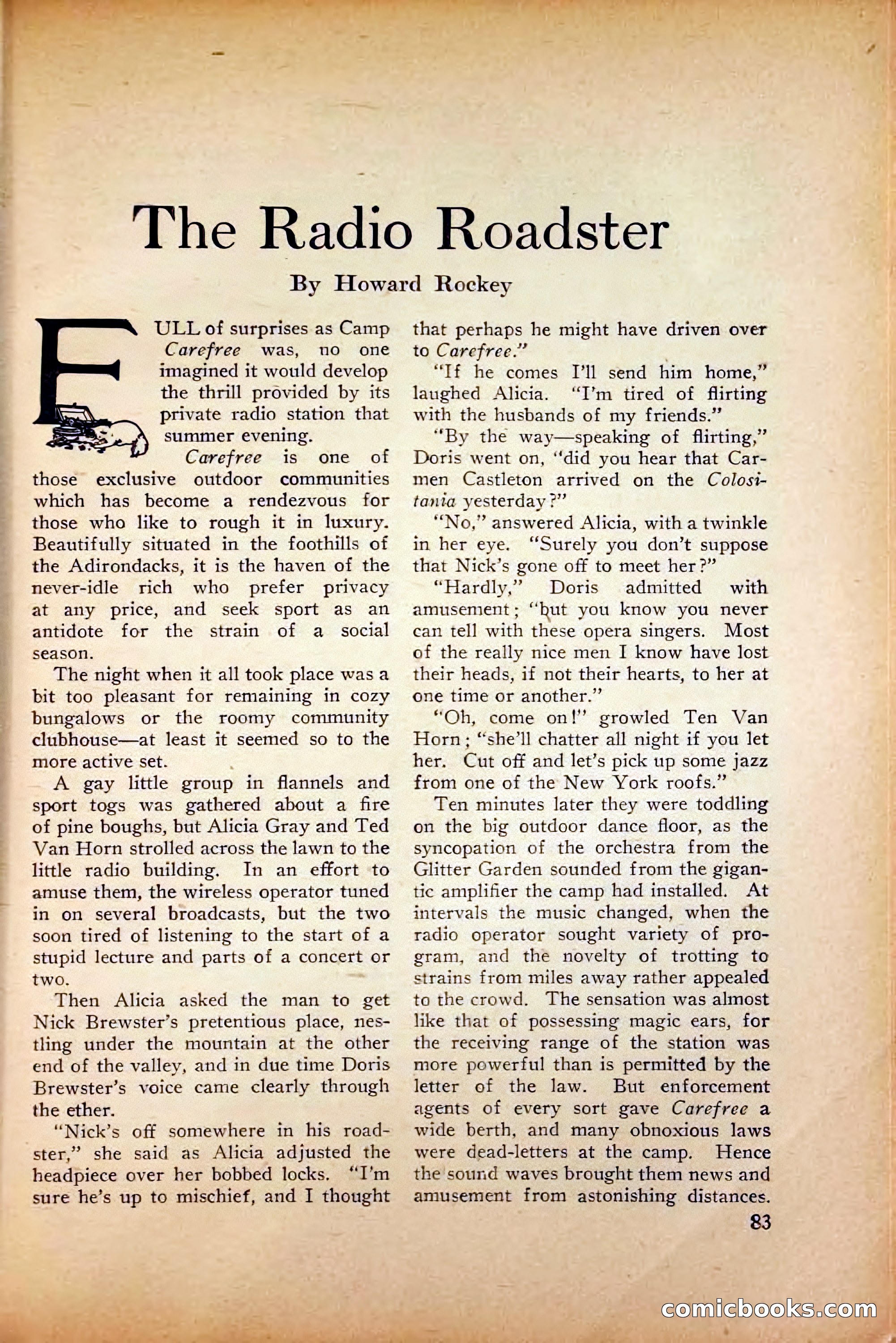 Saucy Stories, August 1, 1922 — page 85 of 132