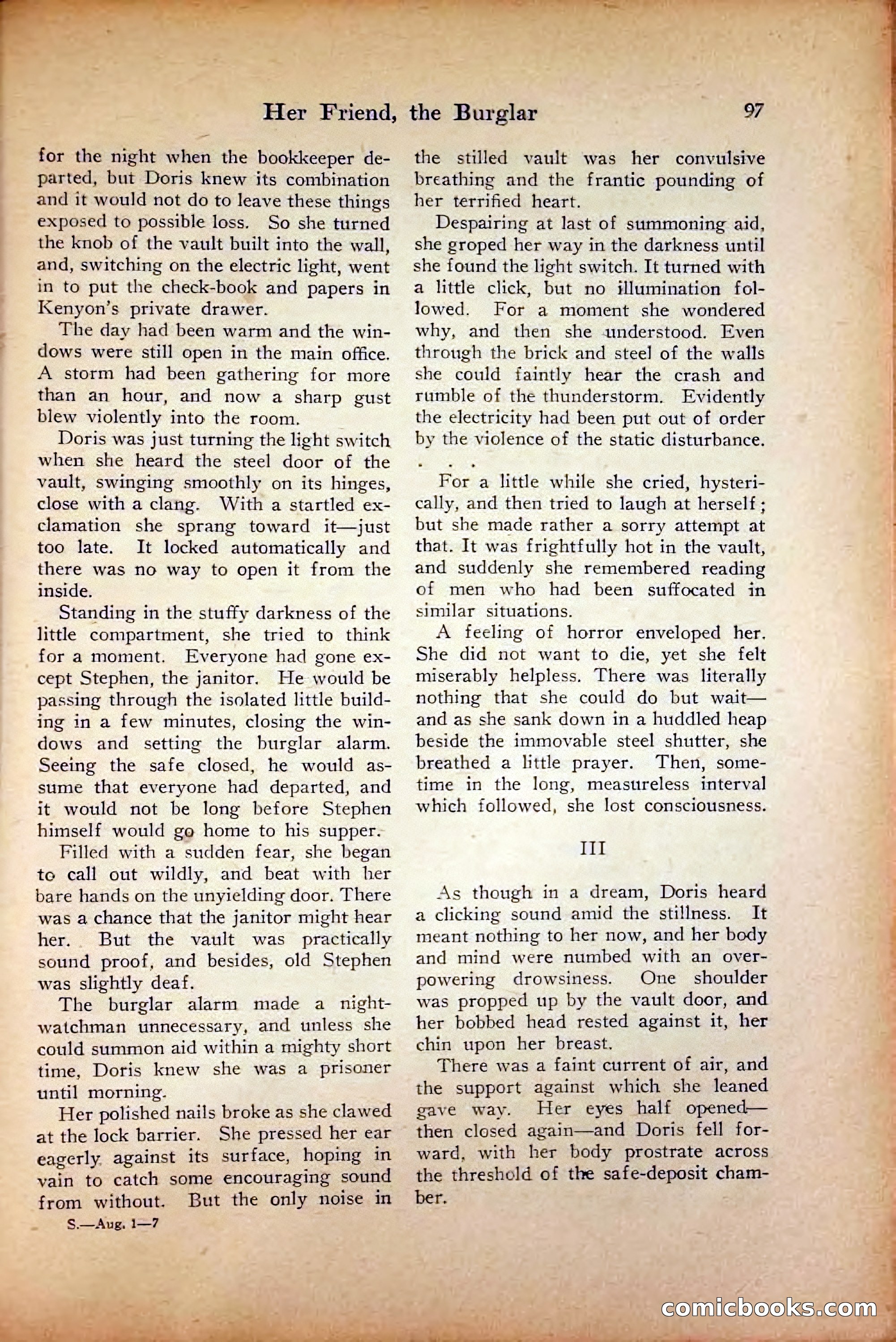 Saucy Stories, August 1, 1922 — page 99 of 132