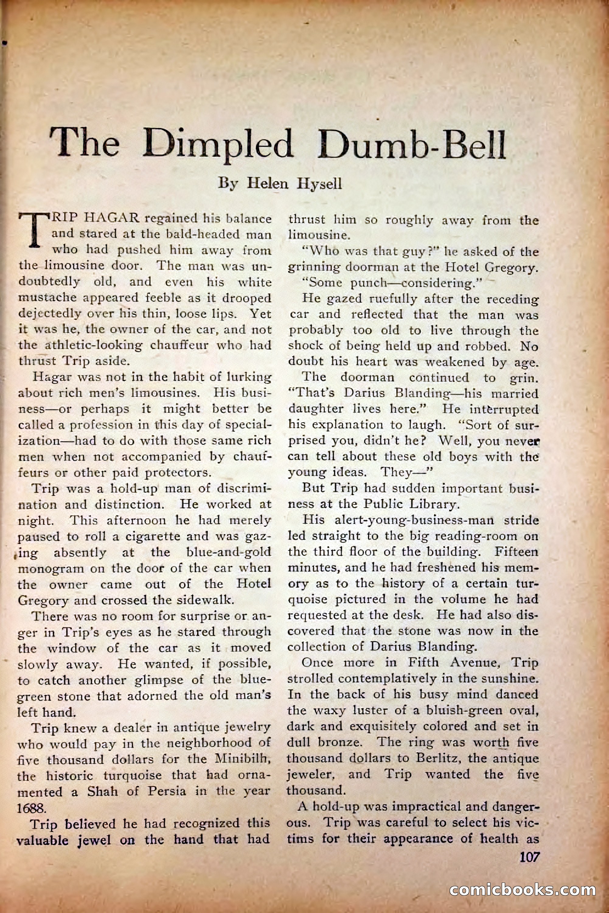 Saucy Stories, August 1, 1922 — page 109 of 132