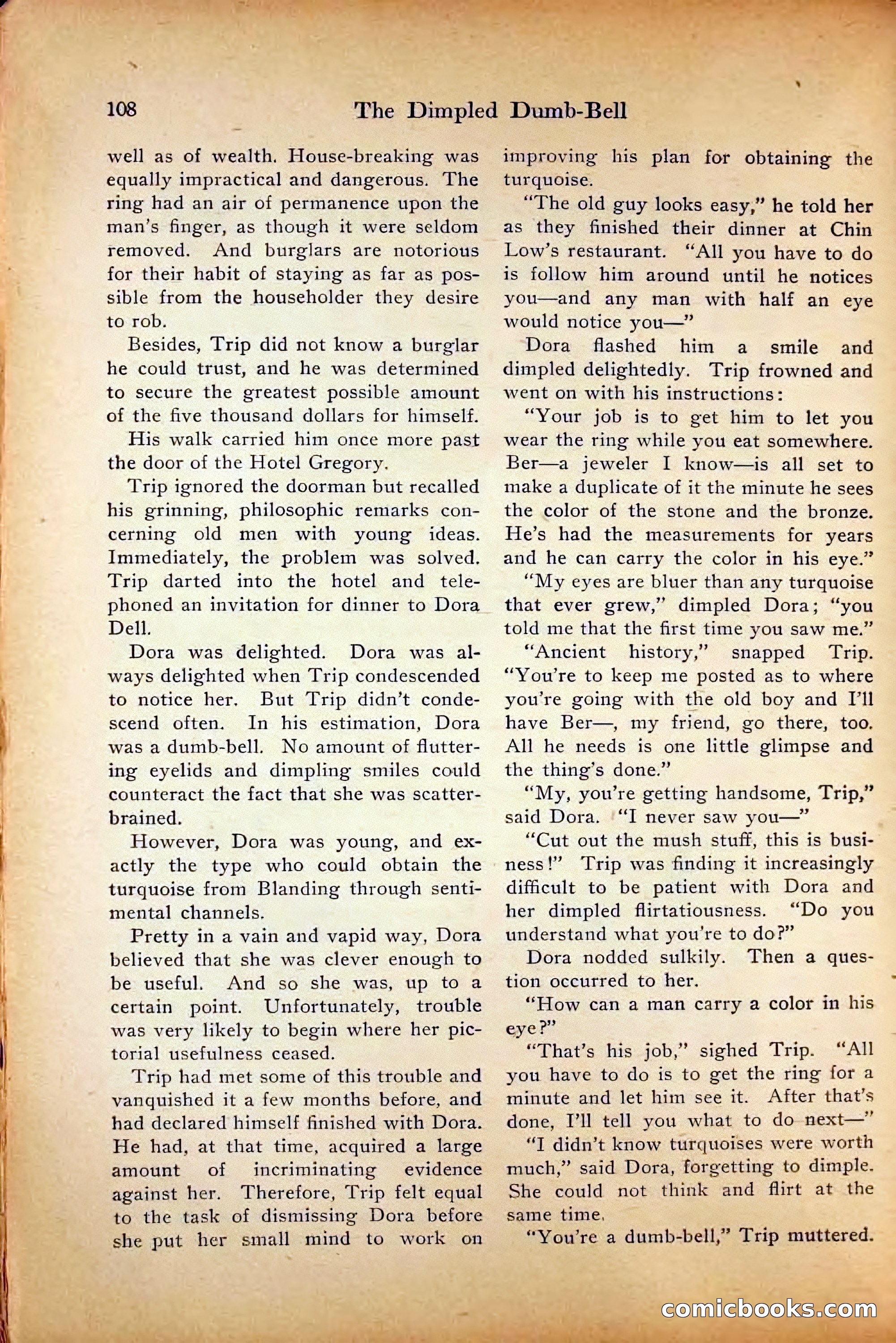 Saucy Stories, August 1, 1922 — page 110 of 132