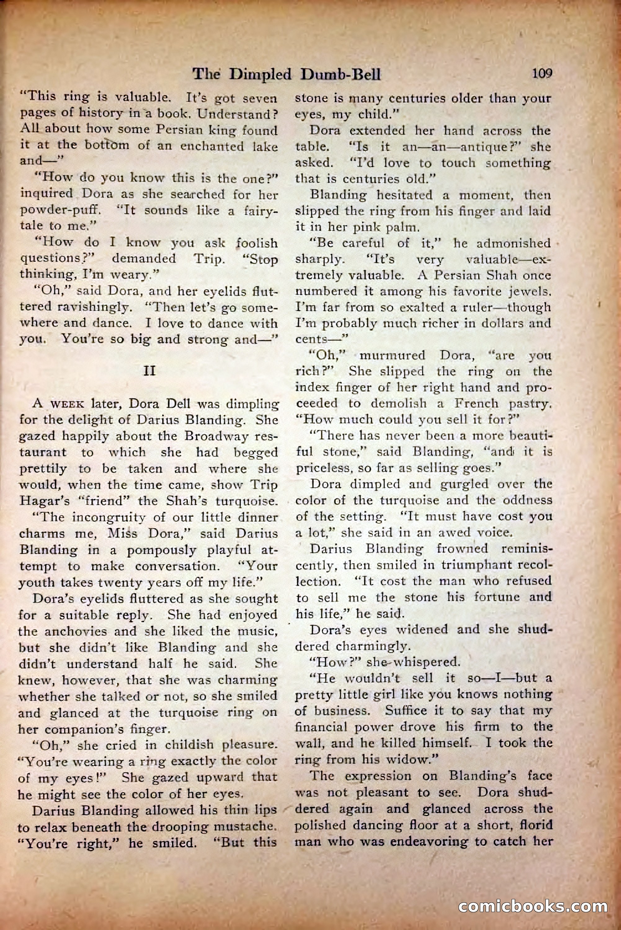Saucy Stories, August 1, 1922 — page 111 of 132