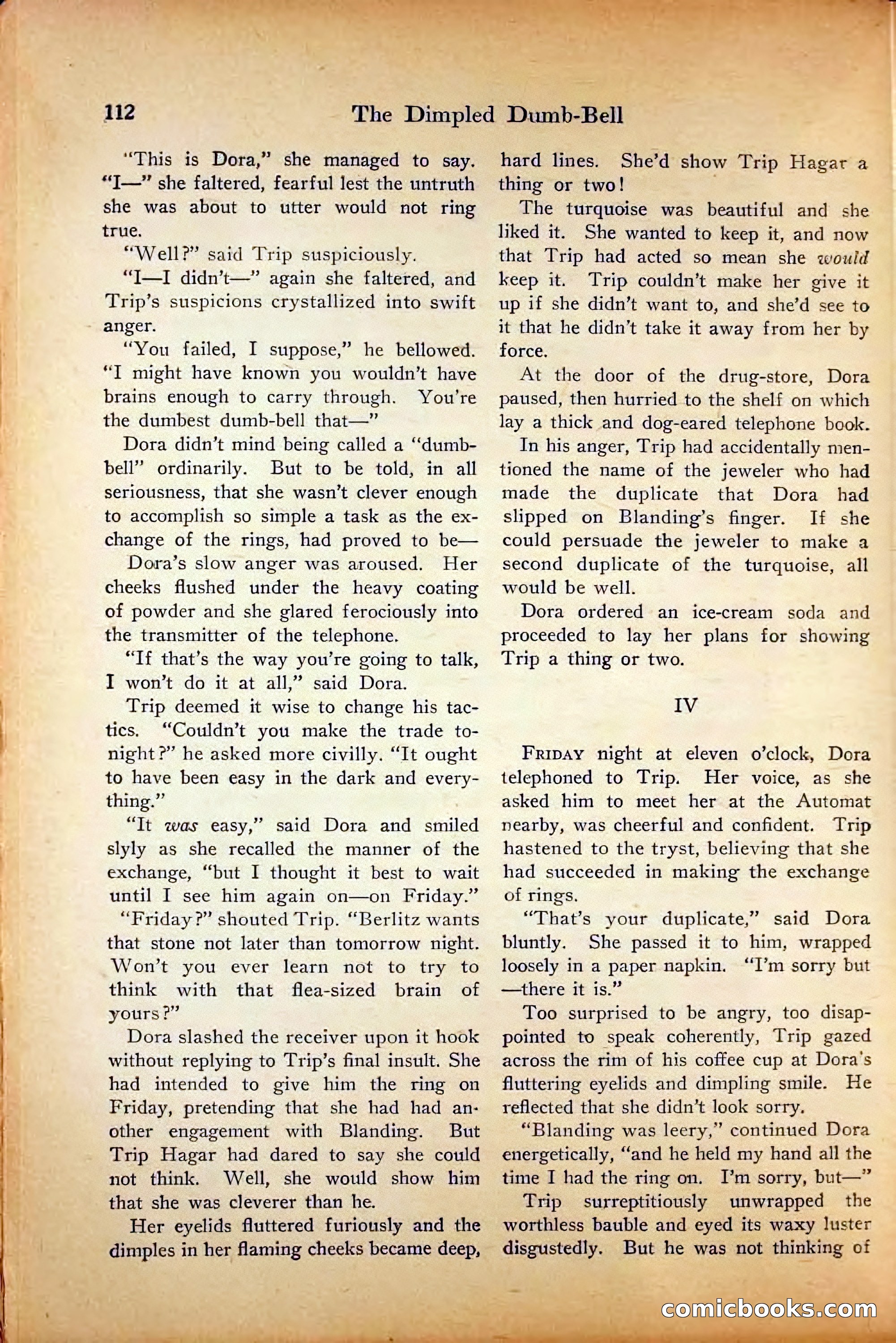 Saucy Stories, August 1, 1922 — page 114 of 132