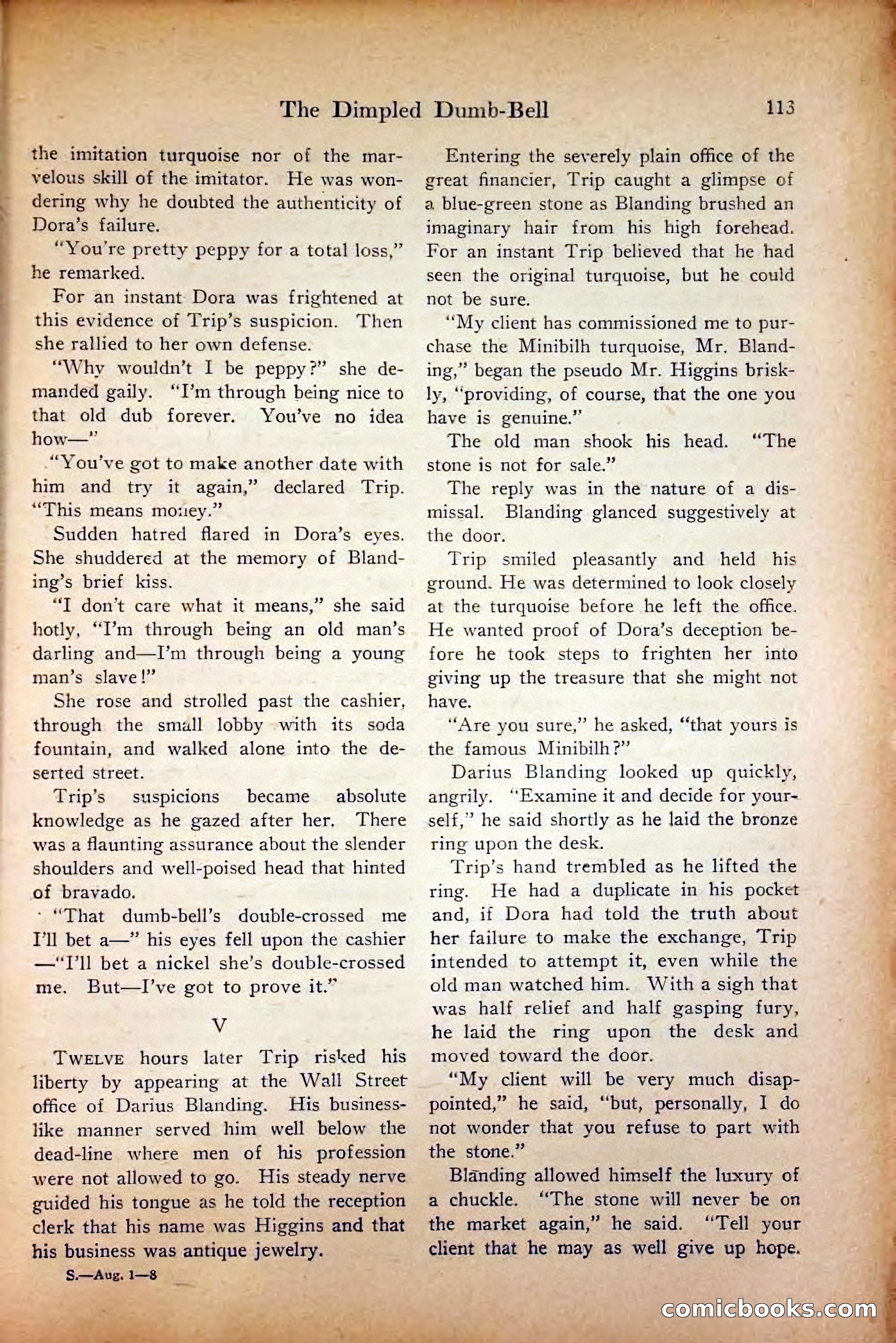 Saucy Stories, August 1, 1922 — page 115 of 132