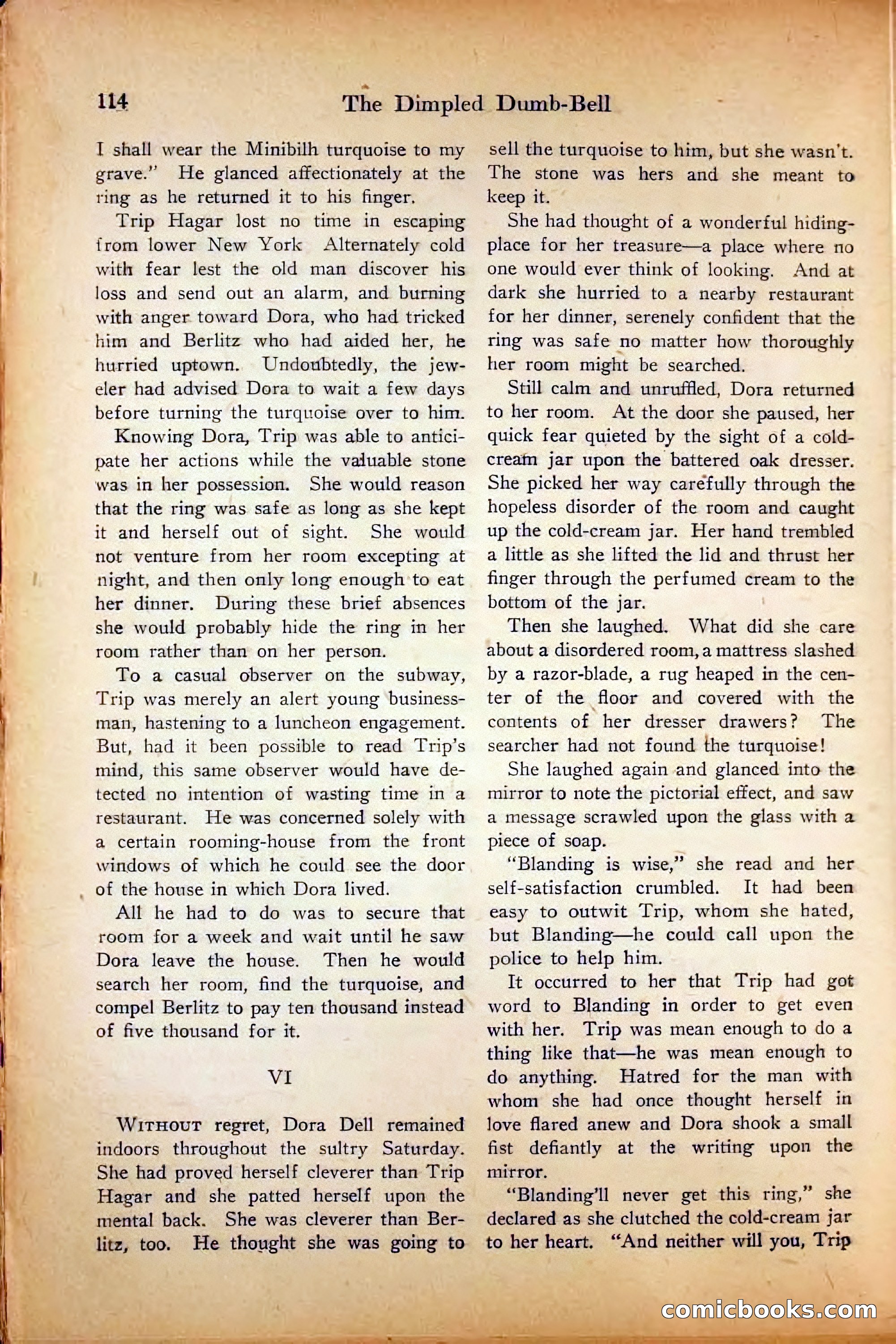 Saucy Stories, August 1, 1922 — page 116 of 132