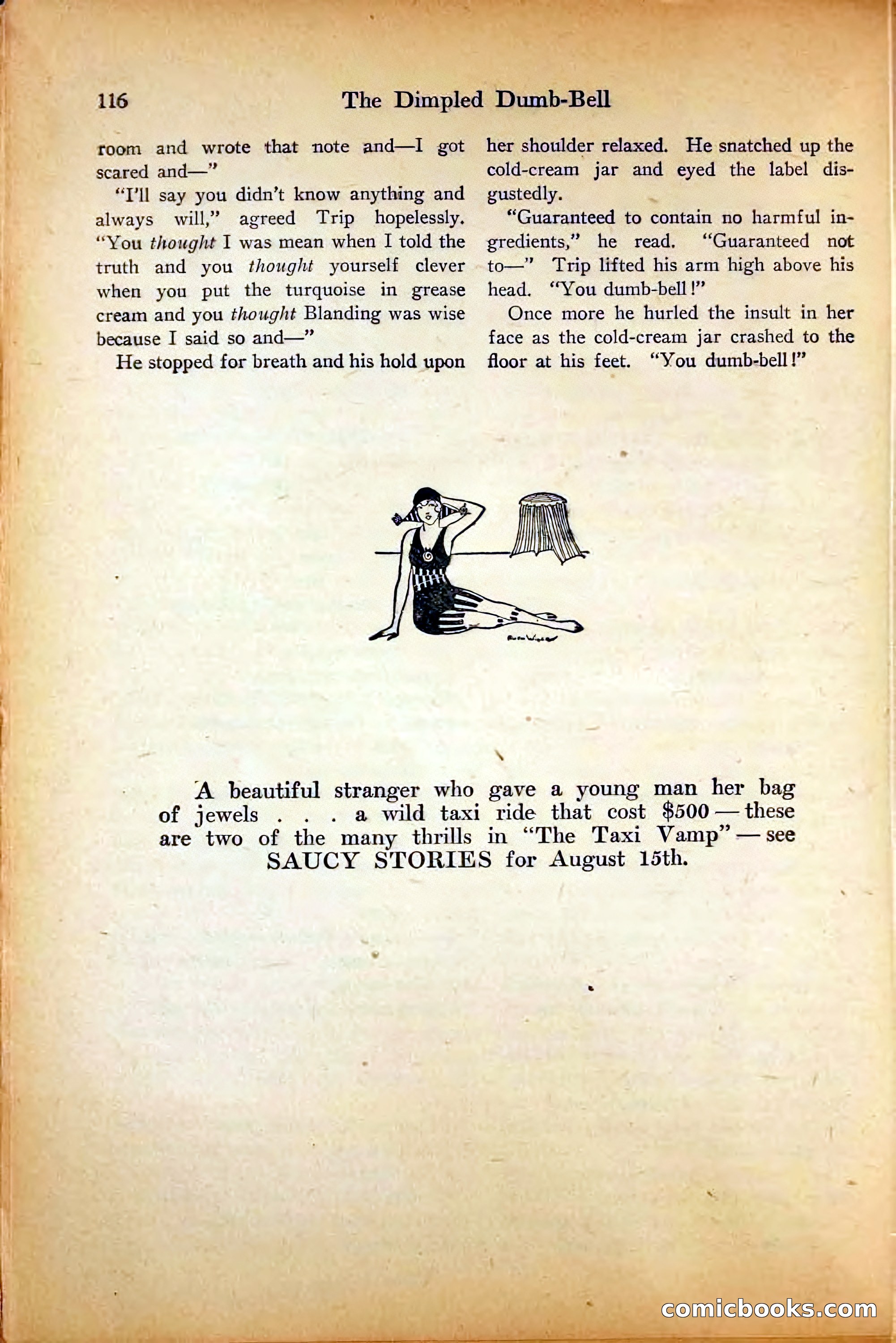 Saucy Stories, August 1, 1922 — page 118 of 132