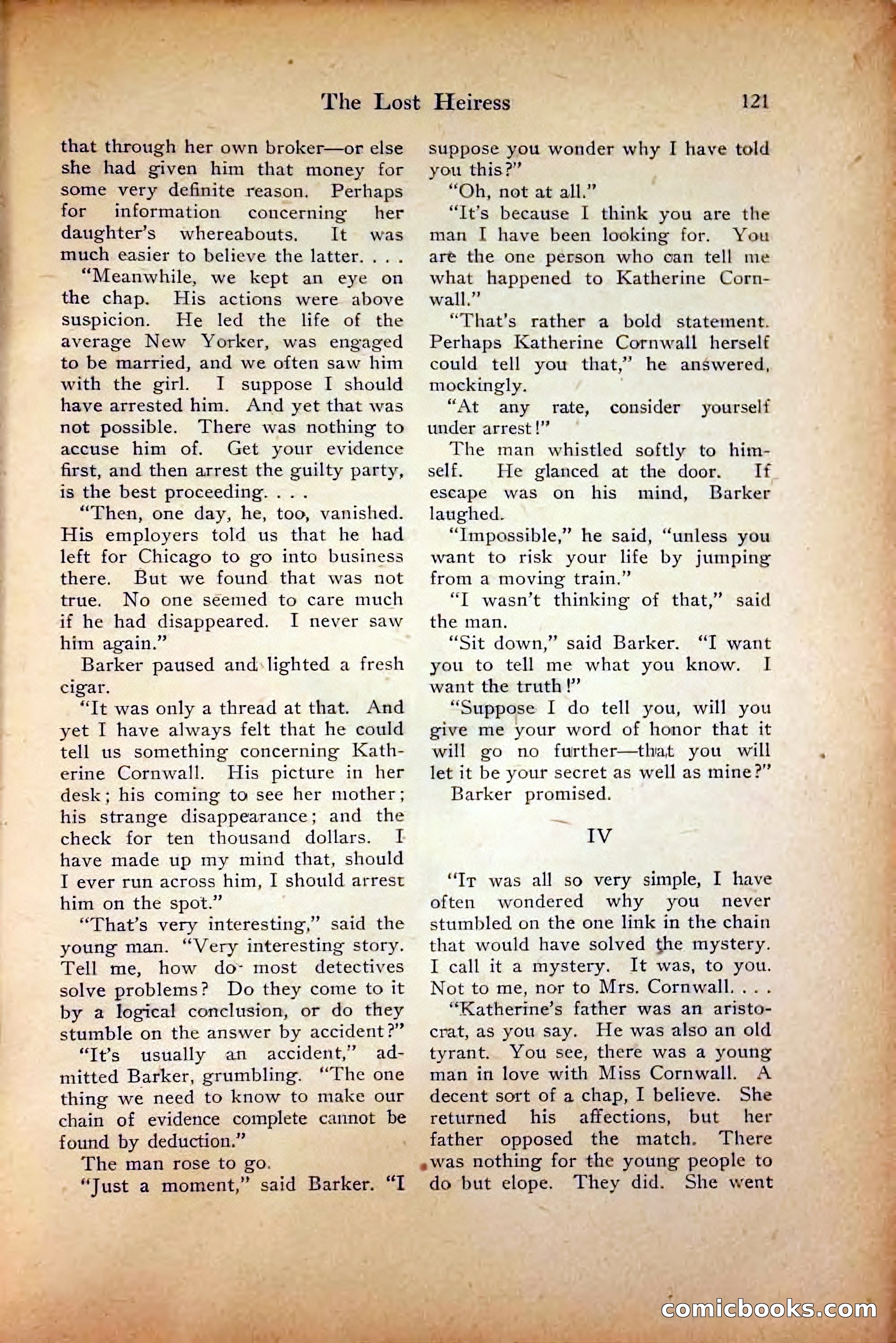 Saucy Stories, August 1, 1922 — page 123 of 132