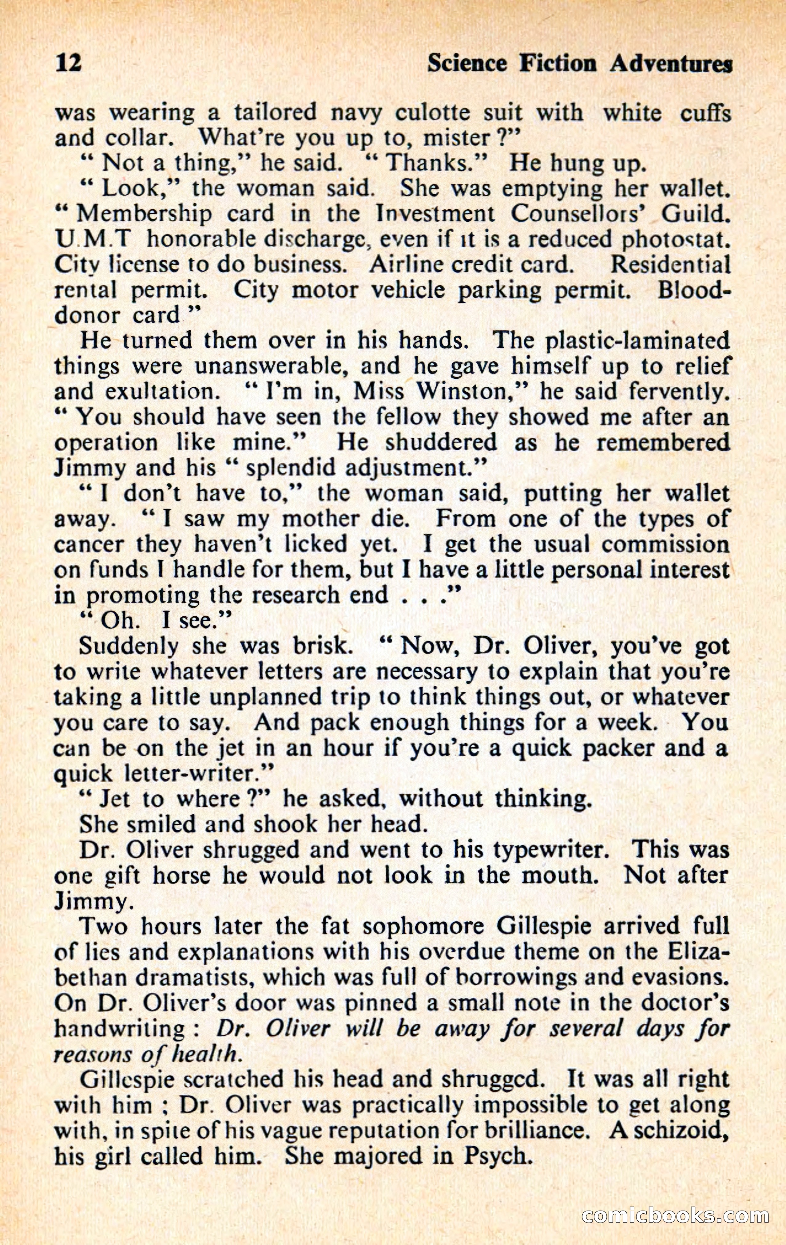 Science Fiction Adventures, Volume 1, No. 1 — page 12 of 118