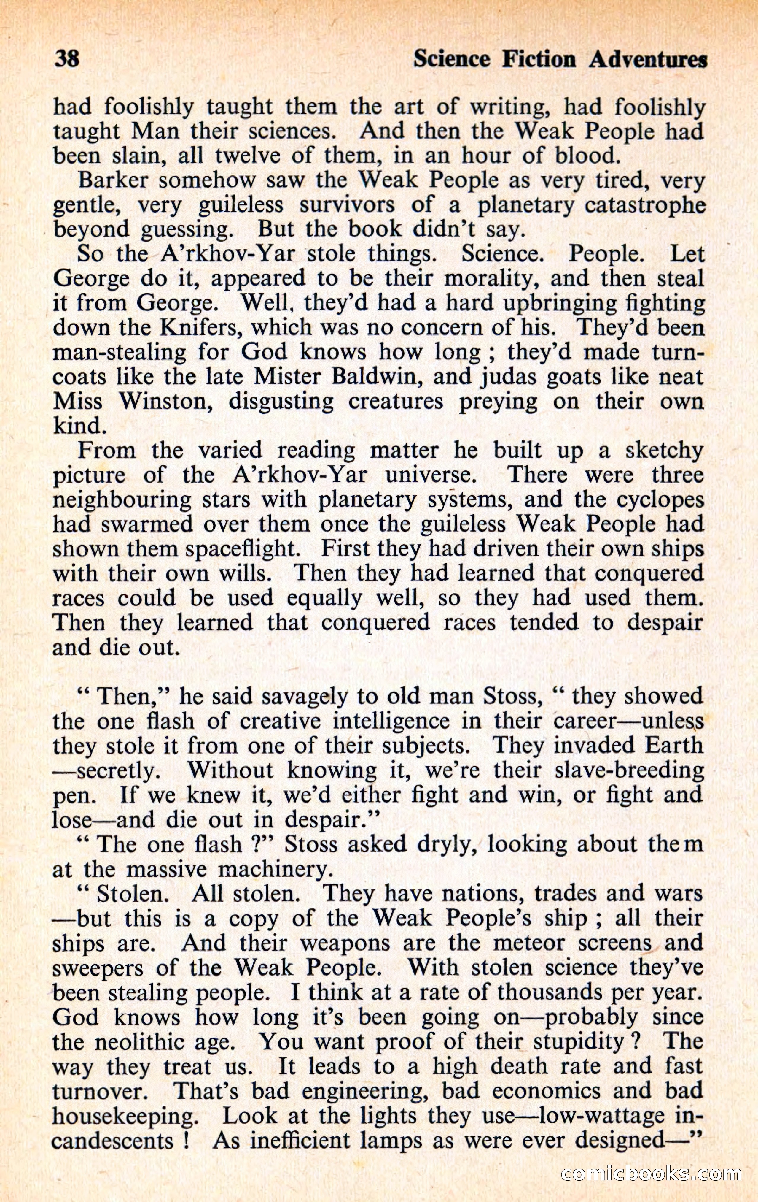Science Fiction Adventures, Volume 1, No. 1 — page 38 of 118