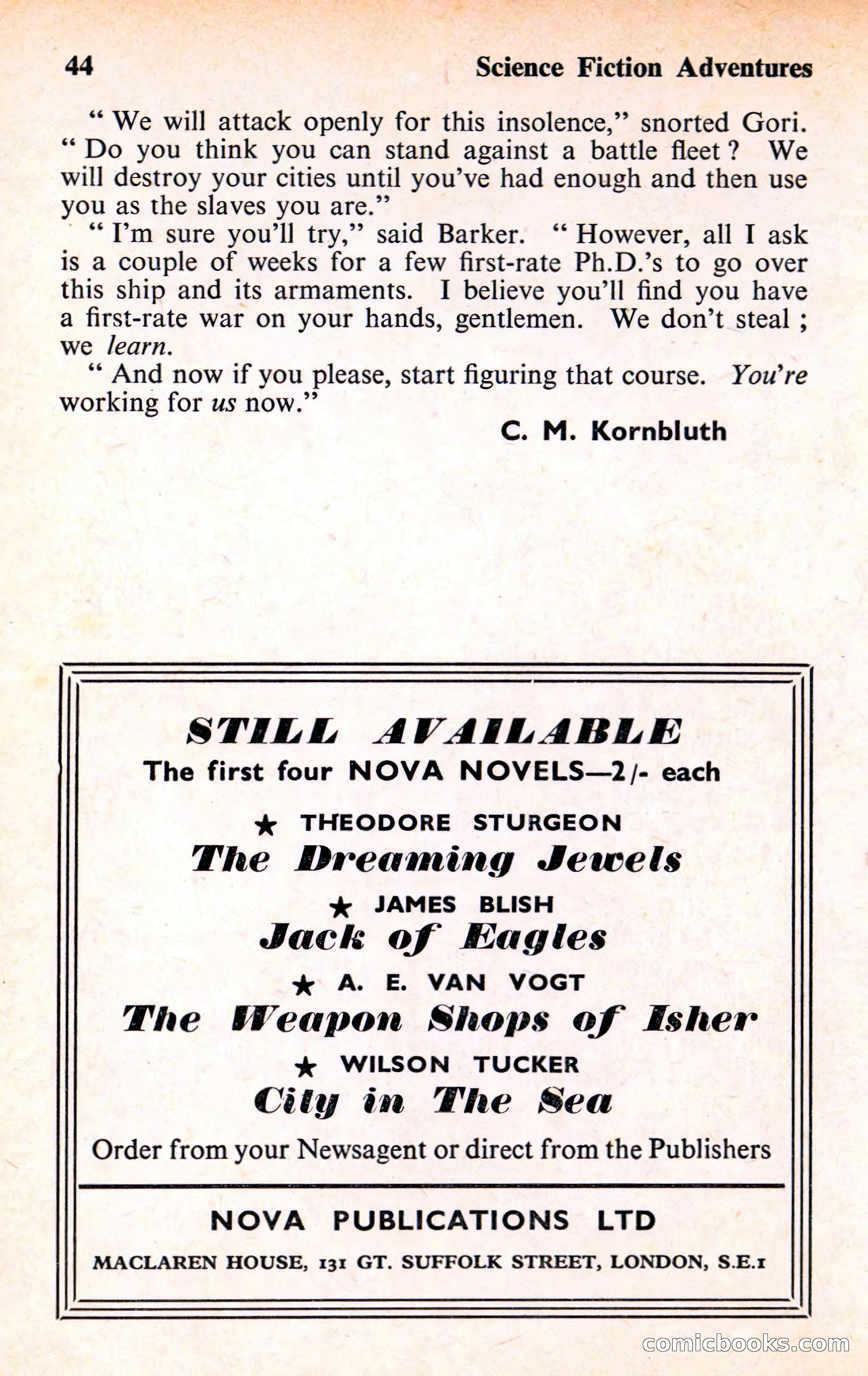 Science Fiction Adventures, Volume 1, No. 1 — page 44 of 118