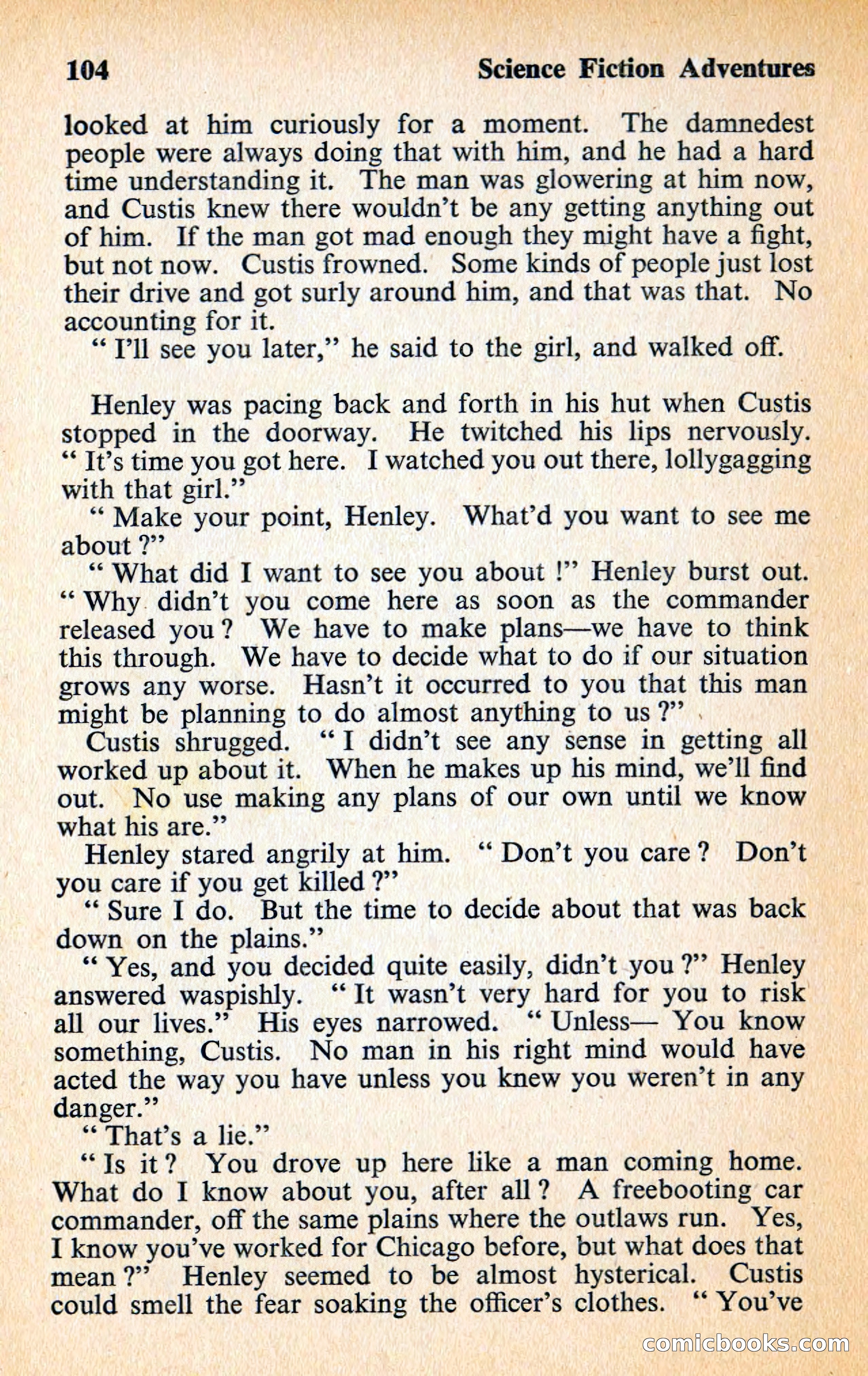 Science Fiction Adventures, Volume 1, No. 1 — page 104 of 118