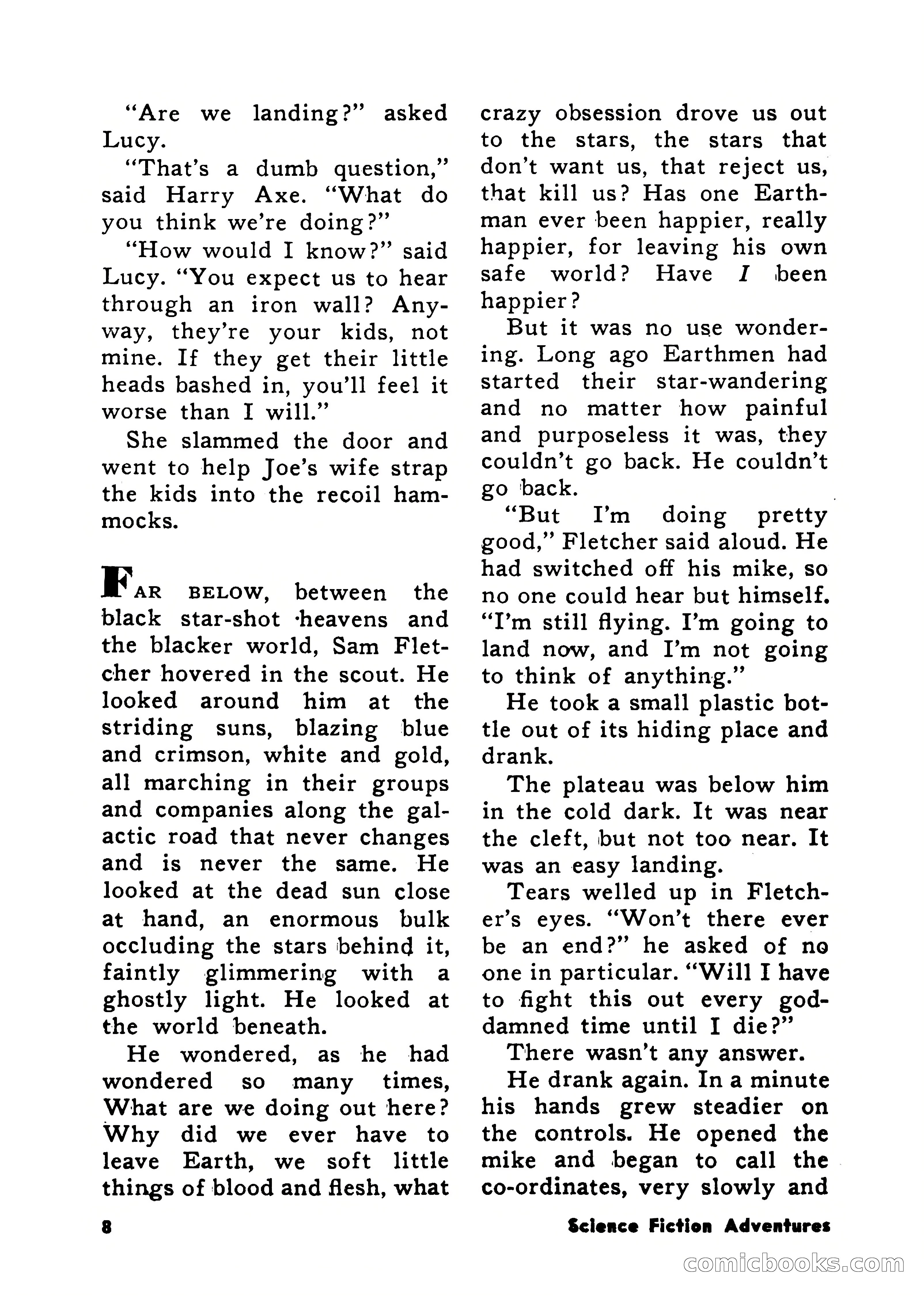 Science Fiction Adventures, December 1956 — page 8 of 132