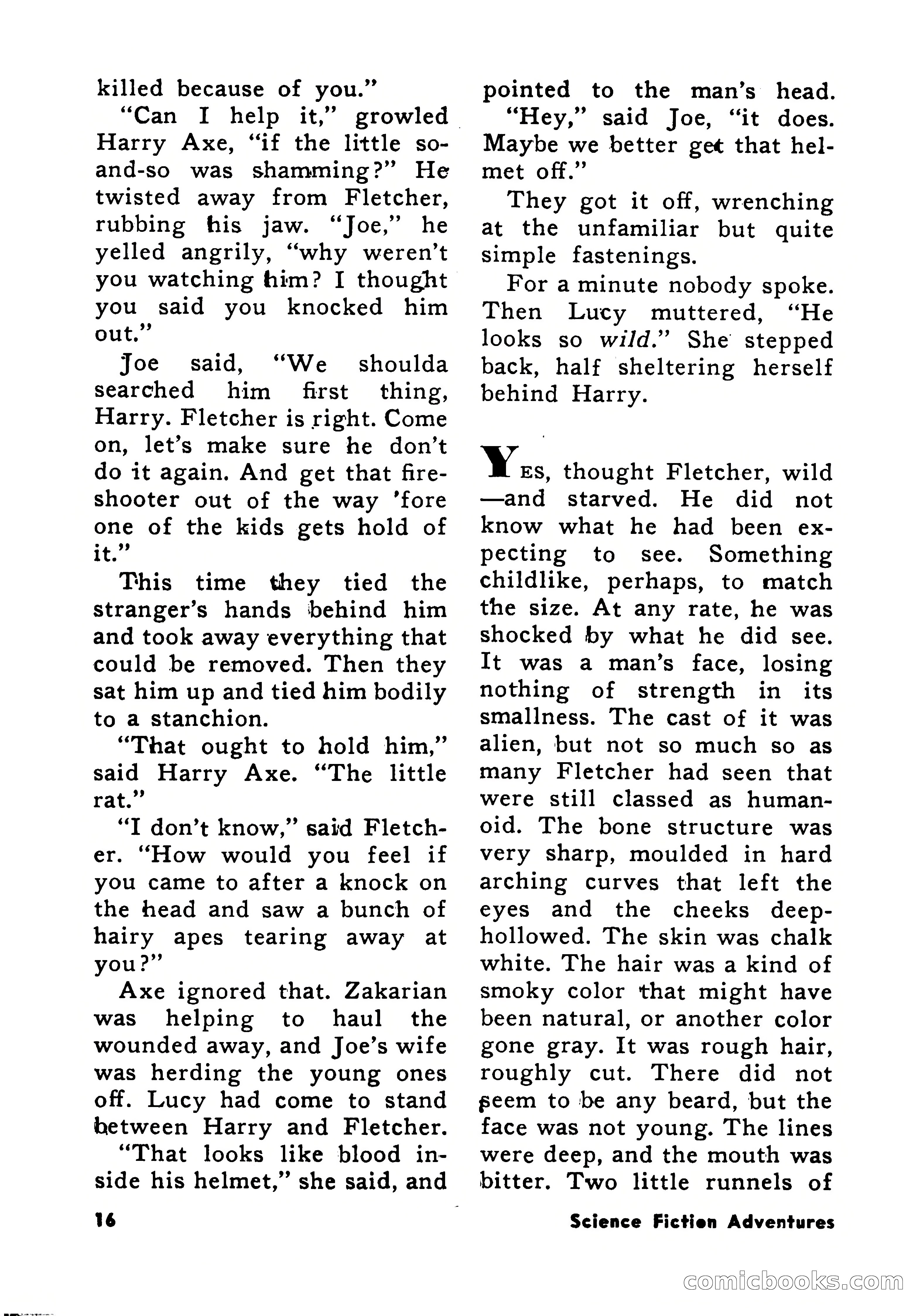 Science Fiction Adventures, December 1956 — page 16 of 132