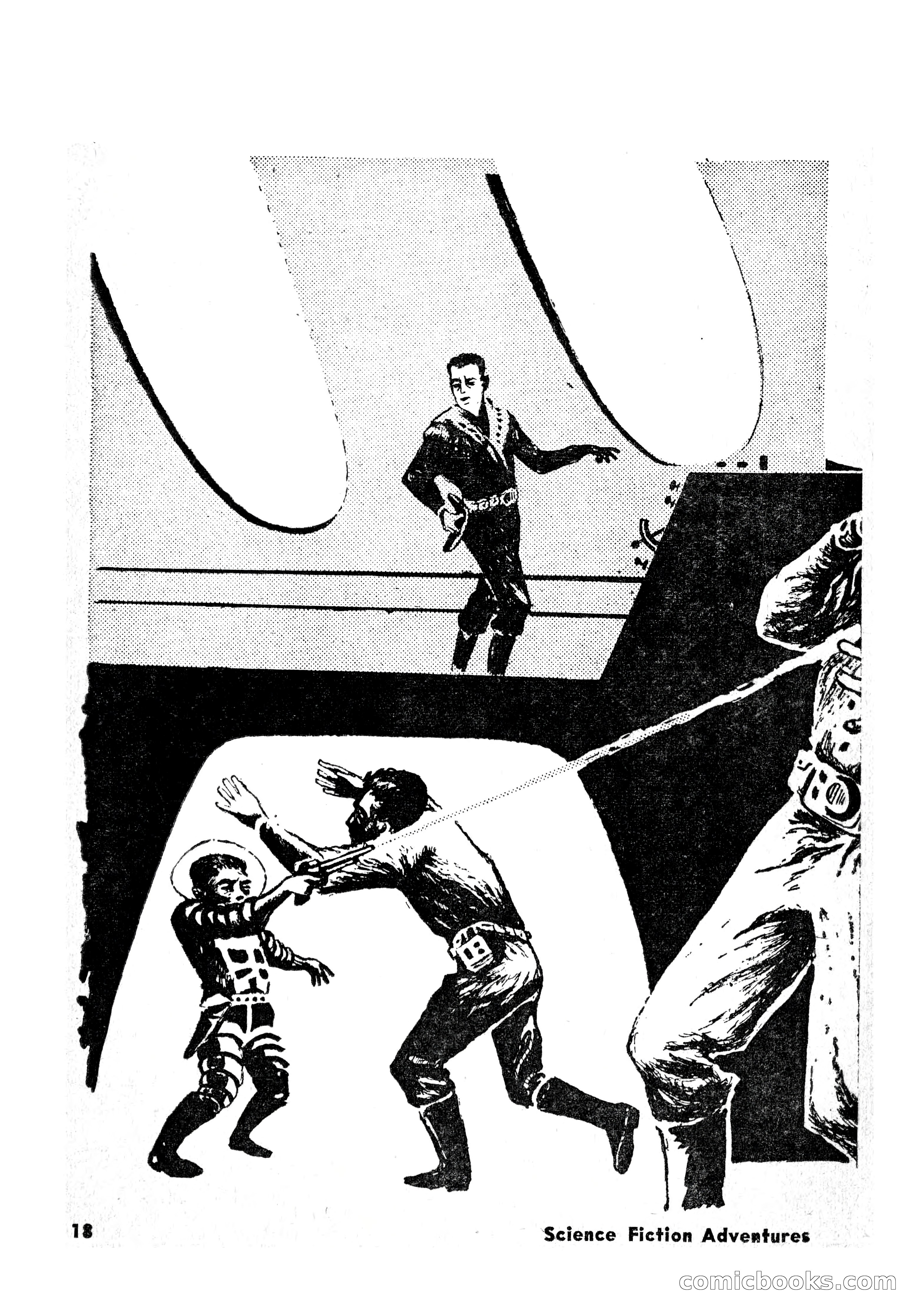 Science Fiction Adventures, December 1956 — page 18 of 132