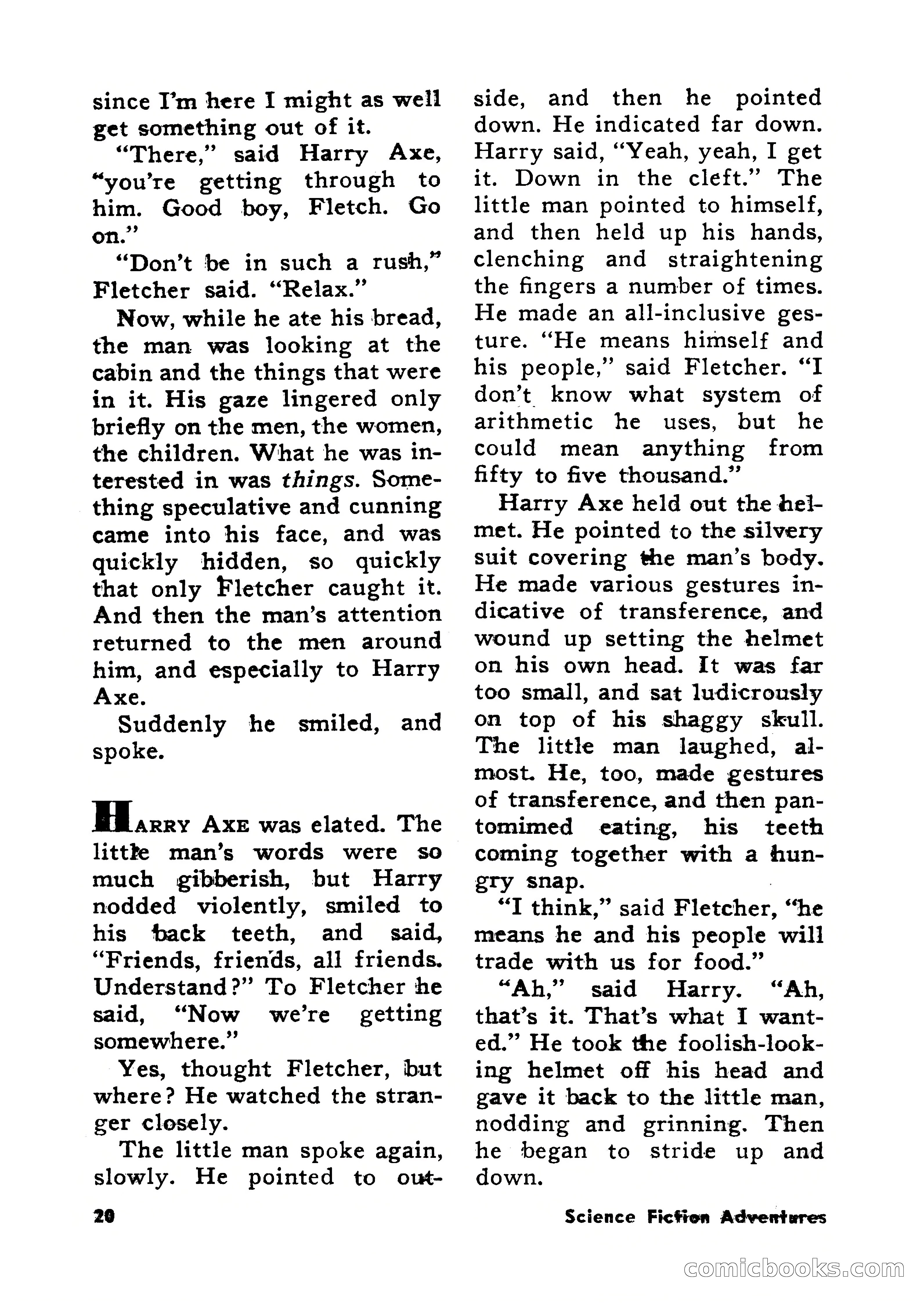 Science Fiction Adventures, December 1956 — page 20 of 132
