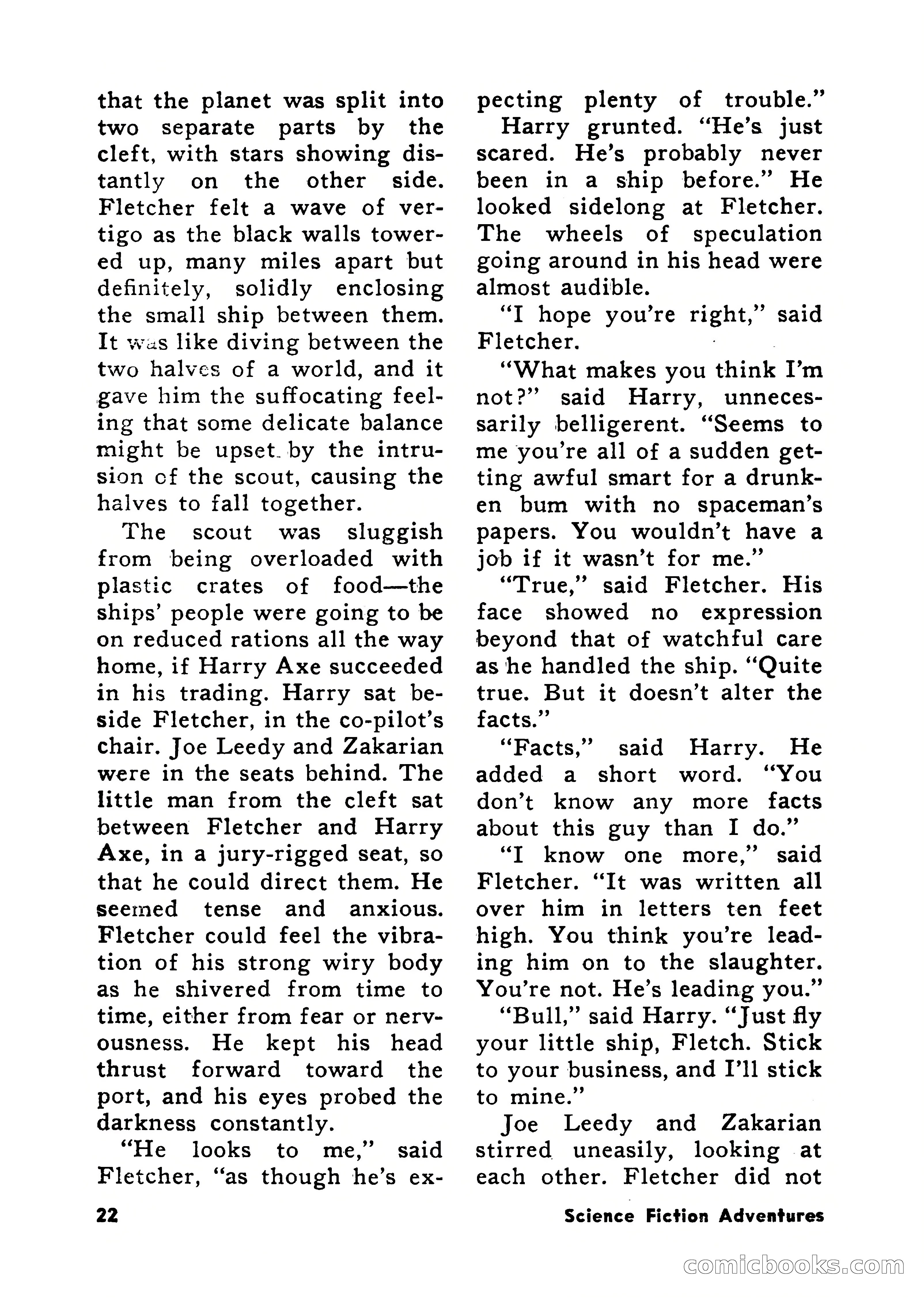 Science Fiction Adventures, December 1956 — page 22 of 132