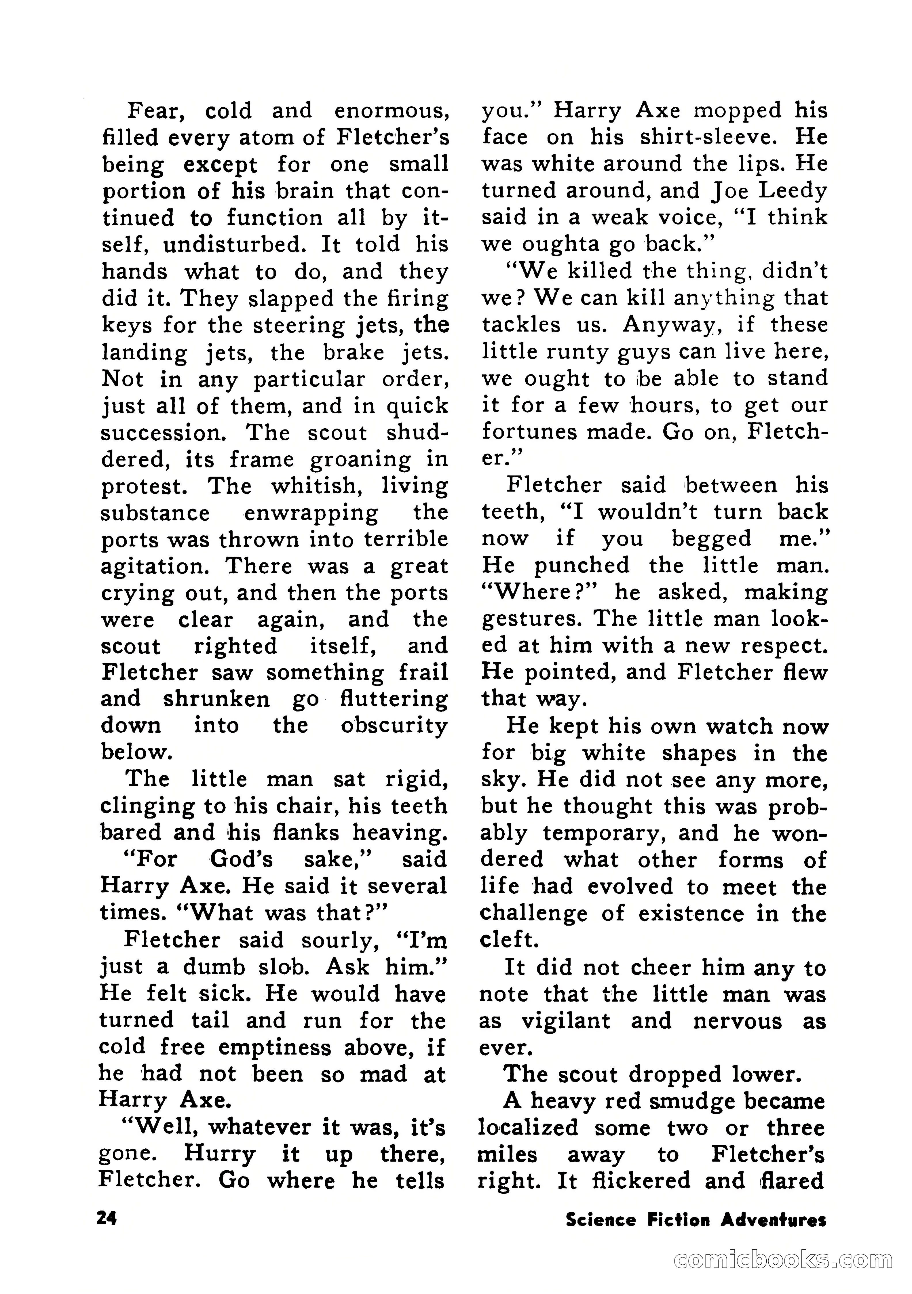 Science Fiction Adventures, December 1956 — page 24 of 132