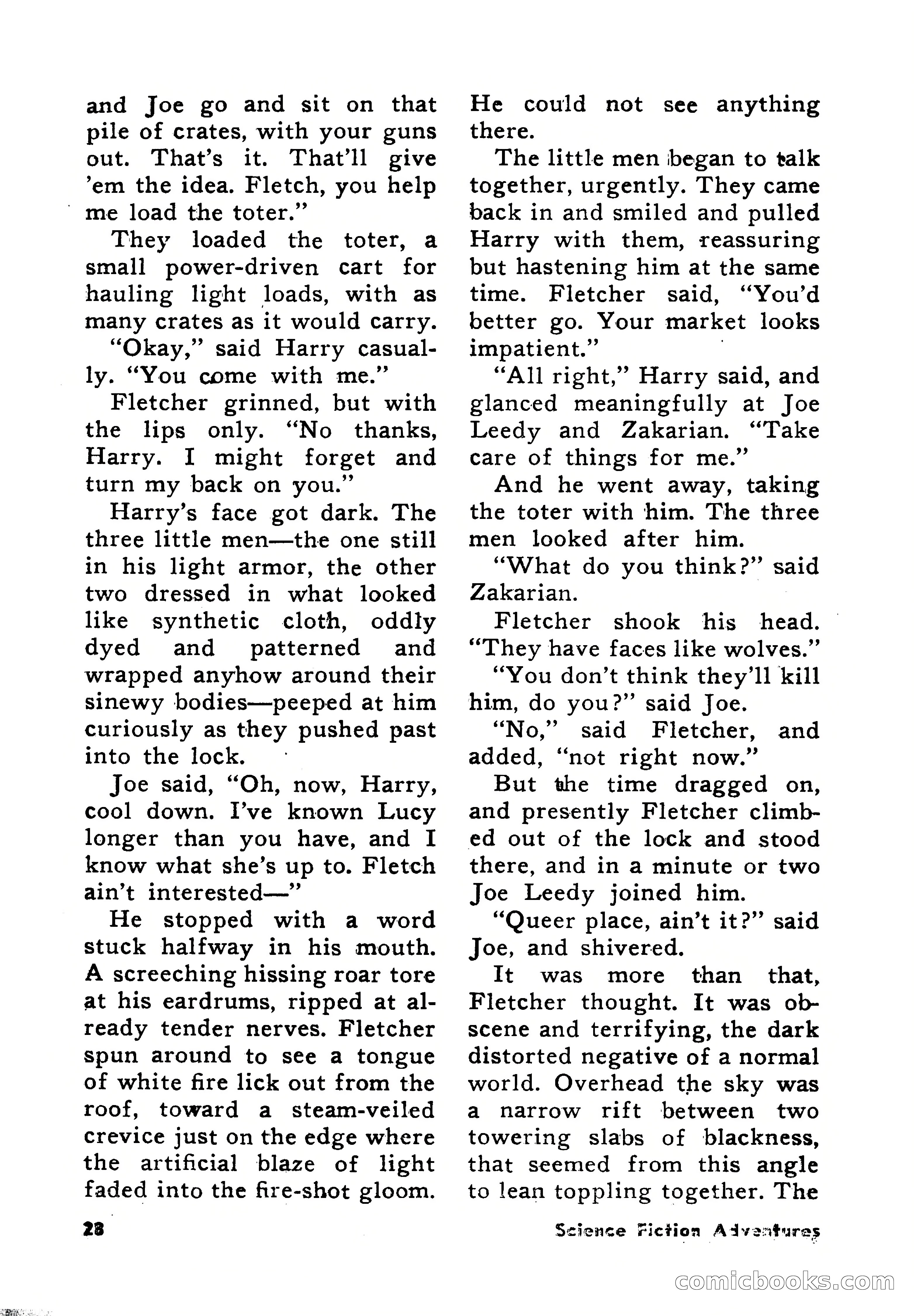 Science Fiction Adventures, December 1956 — page 28 of 132
