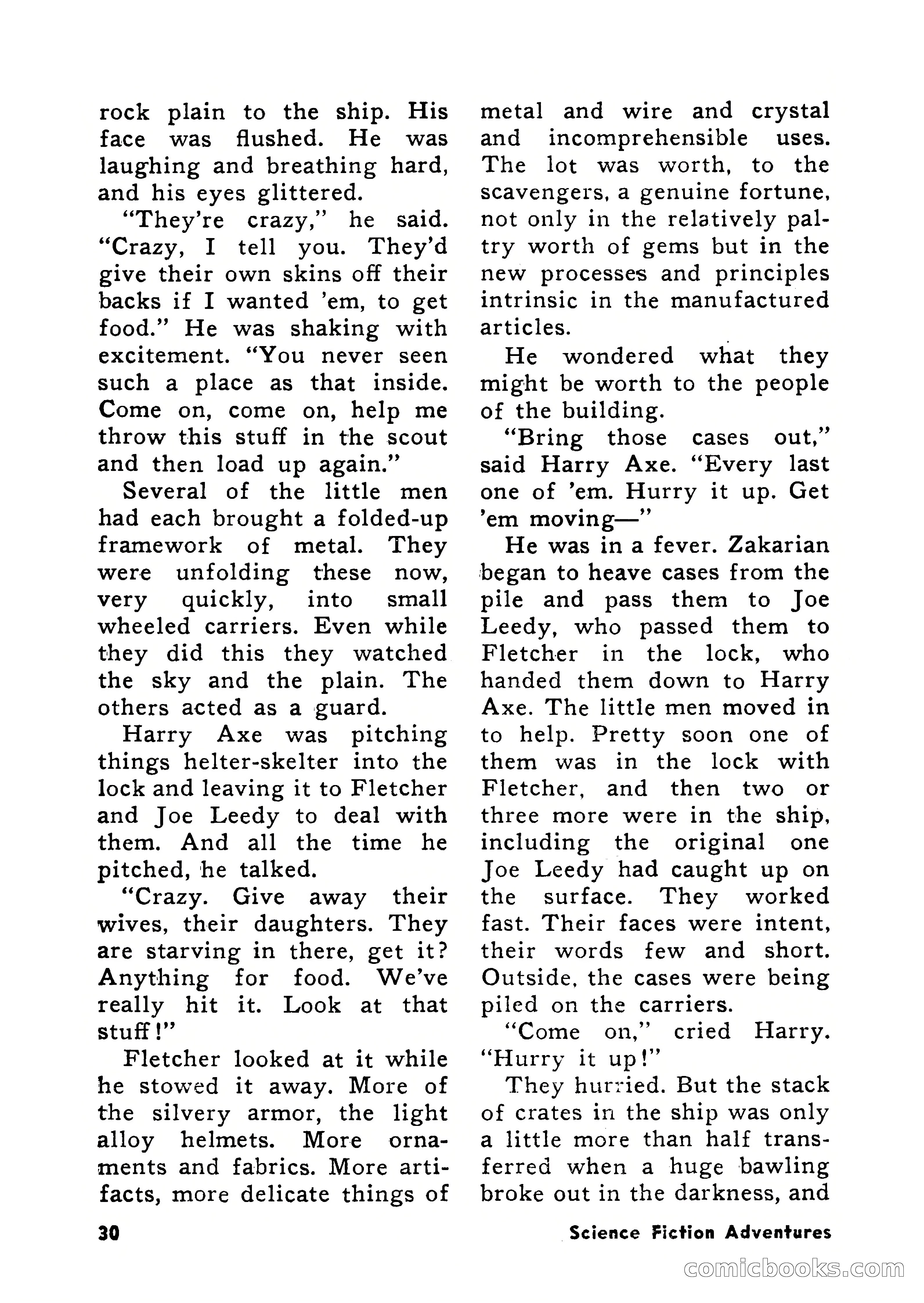 Science Fiction Adventures, December 1956 — page 30 of 132