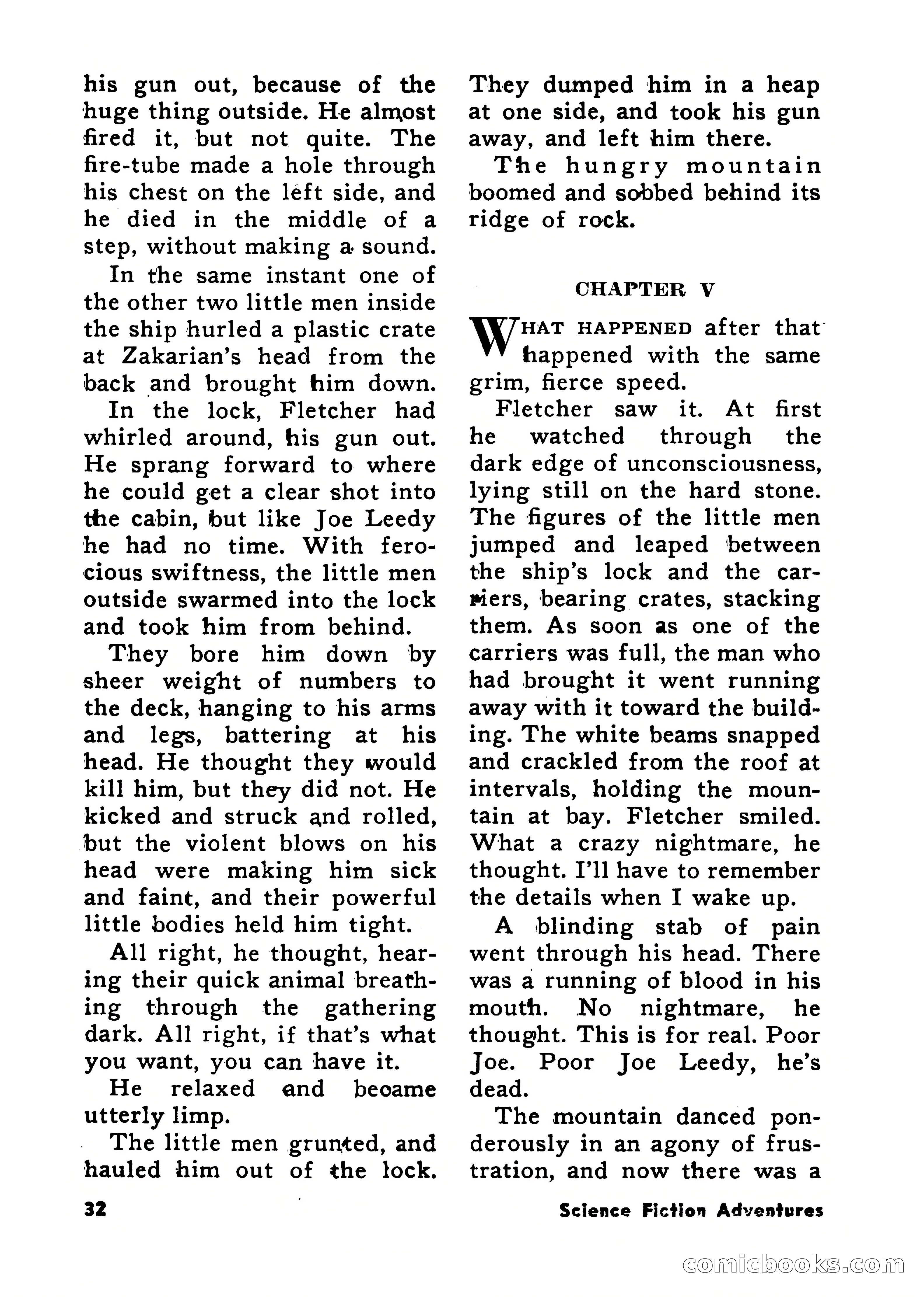 Science Fiction Adventures, December 1956 — page 32 of 132