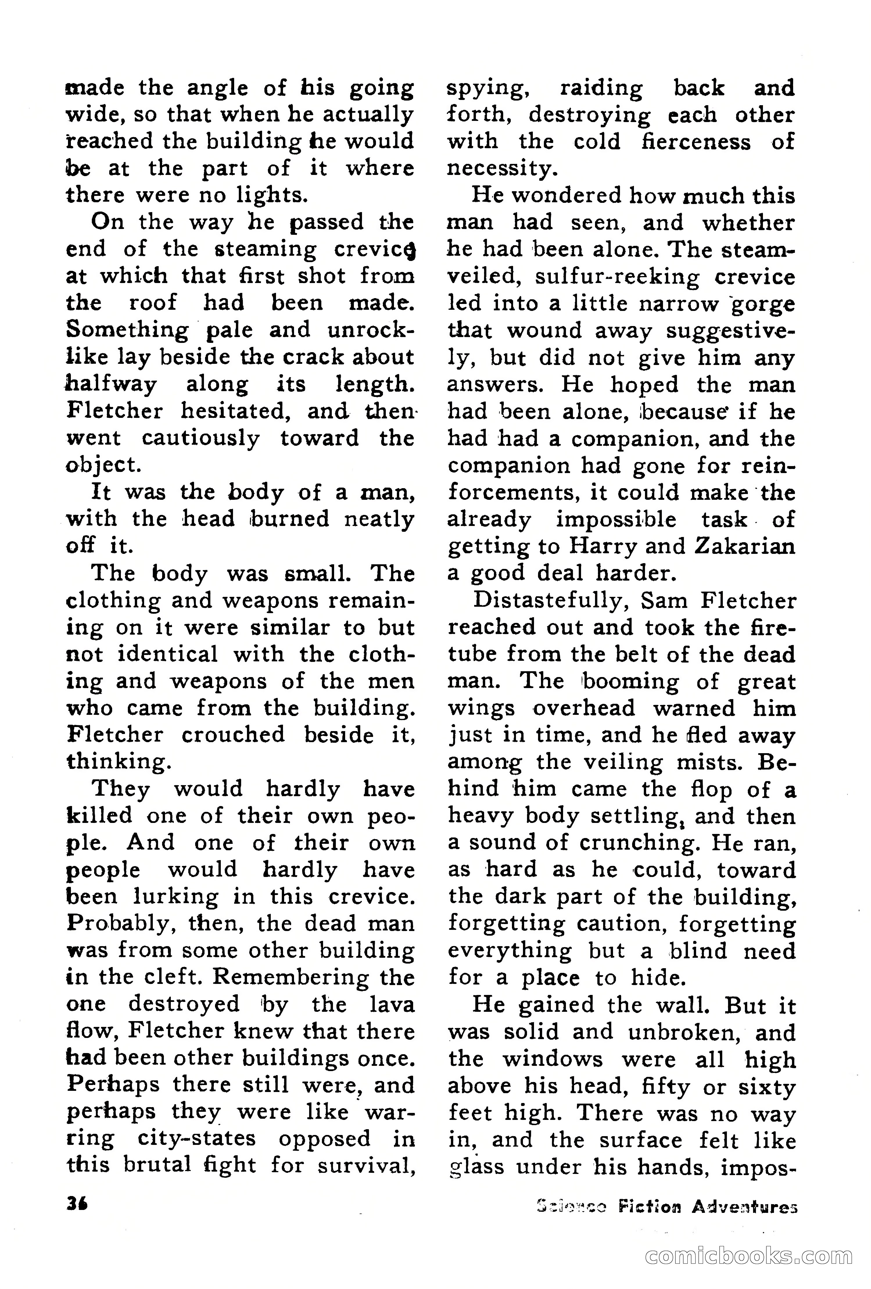 Science Fiction Adventures, December 1956 — page 36 of 132