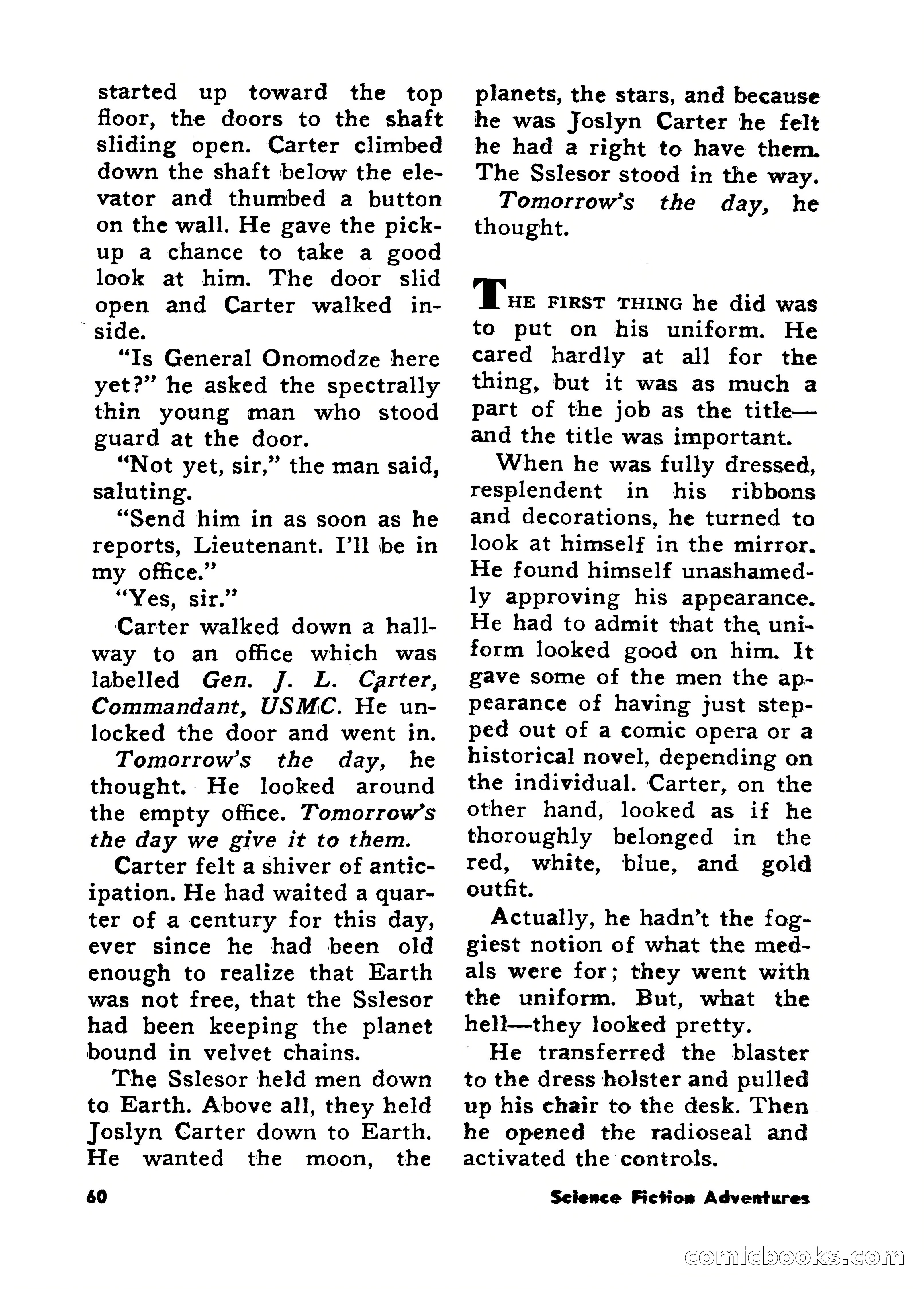 Science Fiction Adventures, December 1956 — page 60 of 132