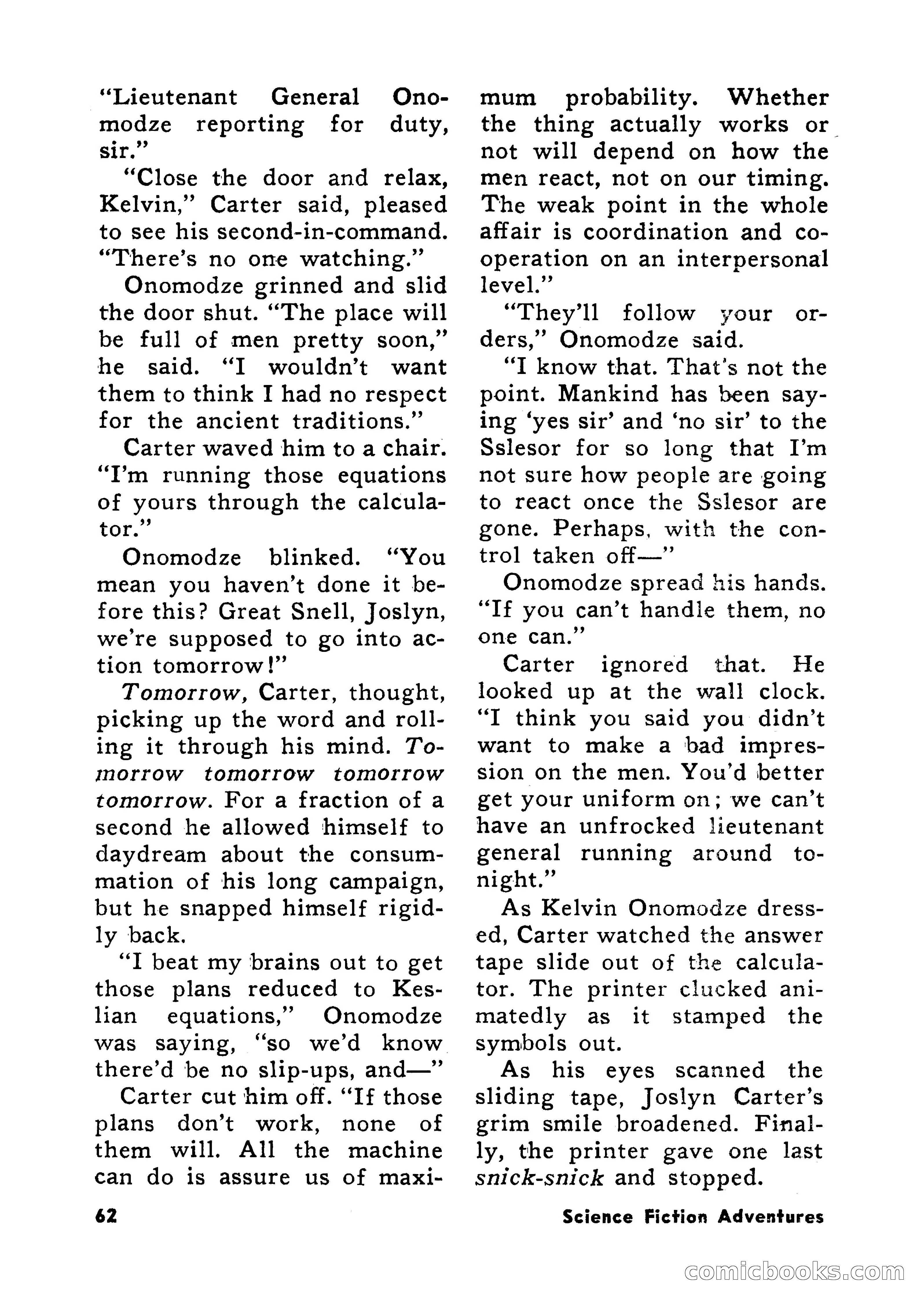 Science Fiction Adventures, December 1956 — page 62 of 132