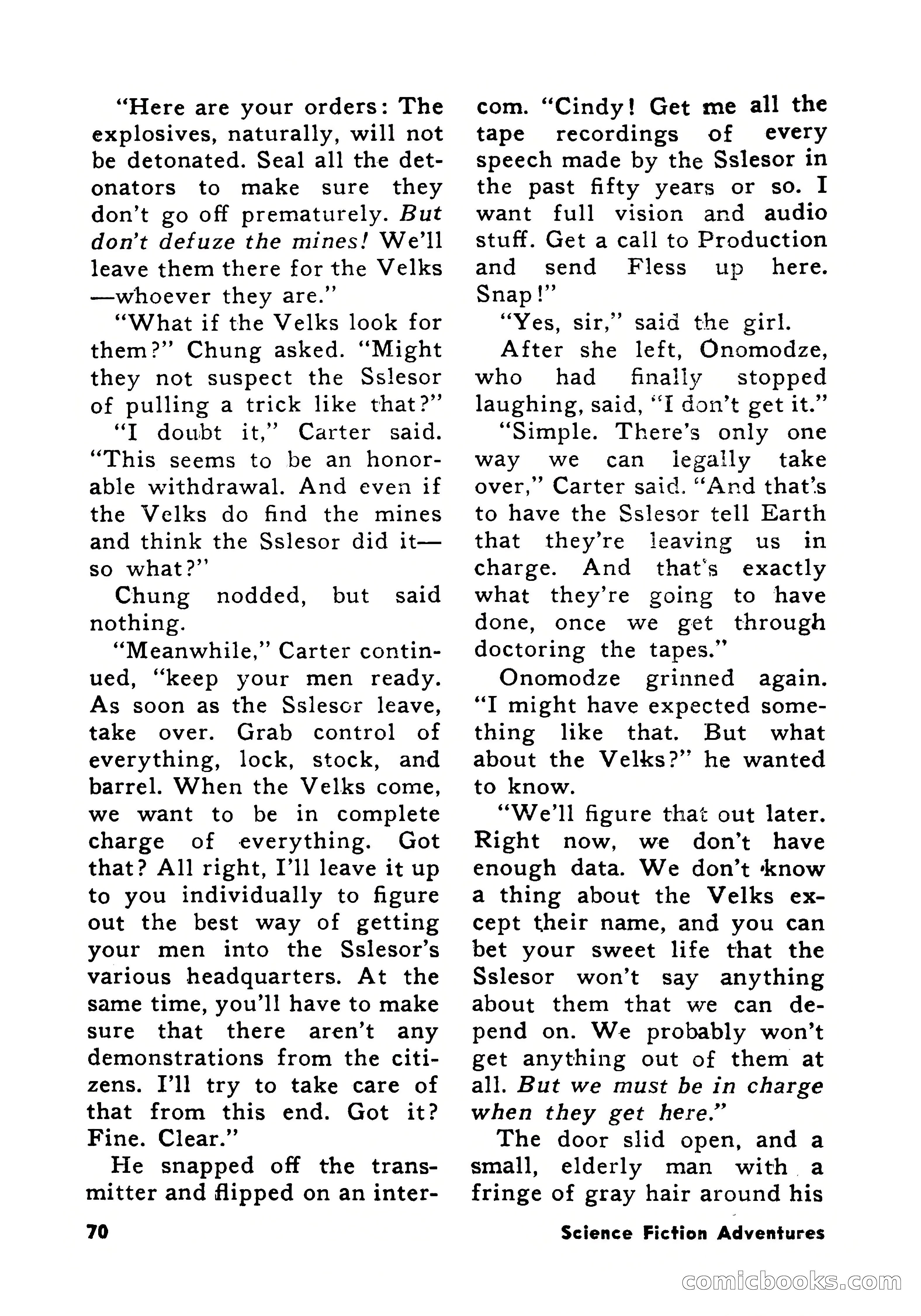 Science Fiction Adventures, December 1956 — page 70 of 132