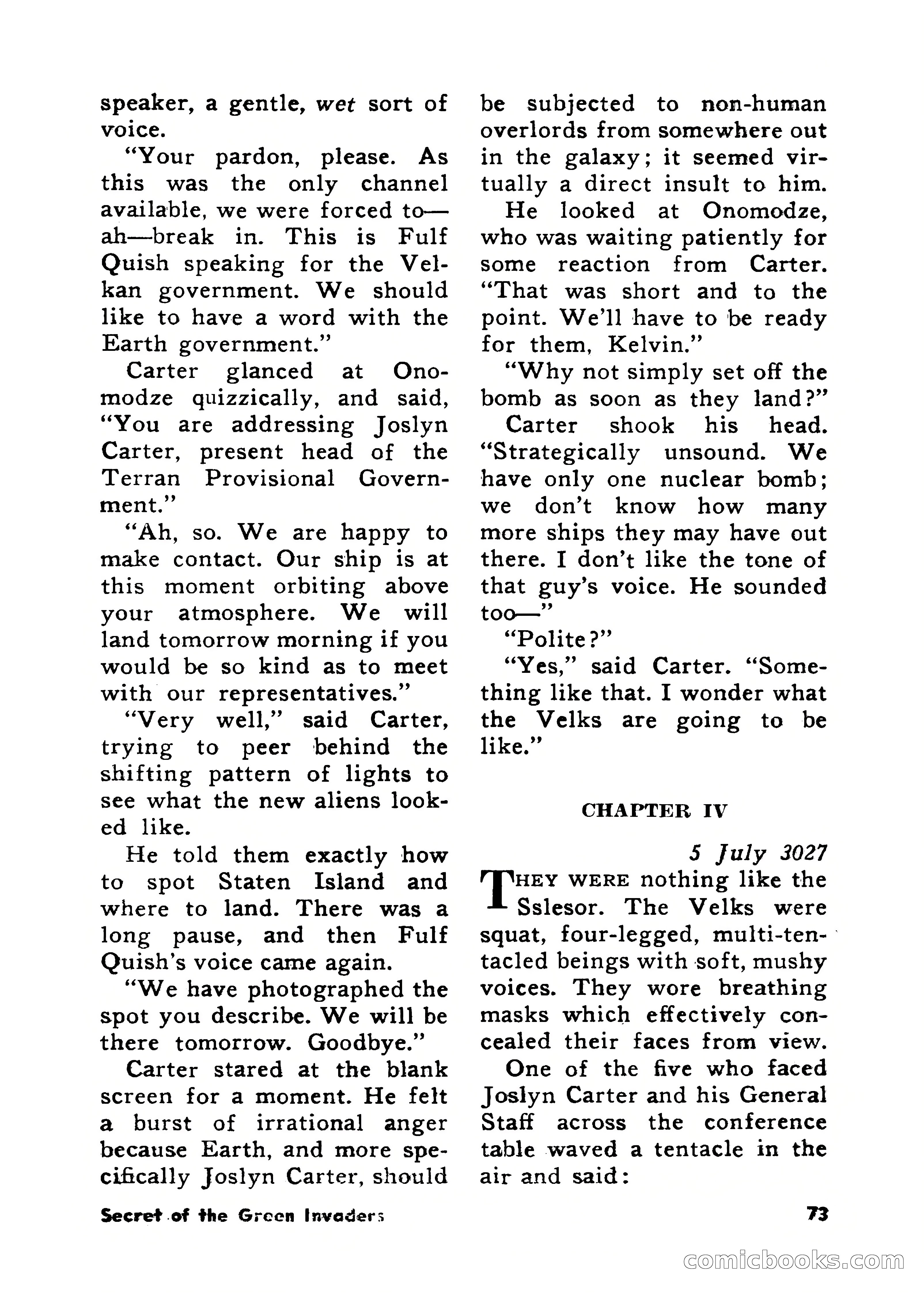 Science Fiction Adventures, December 1956 — page 73 of 132