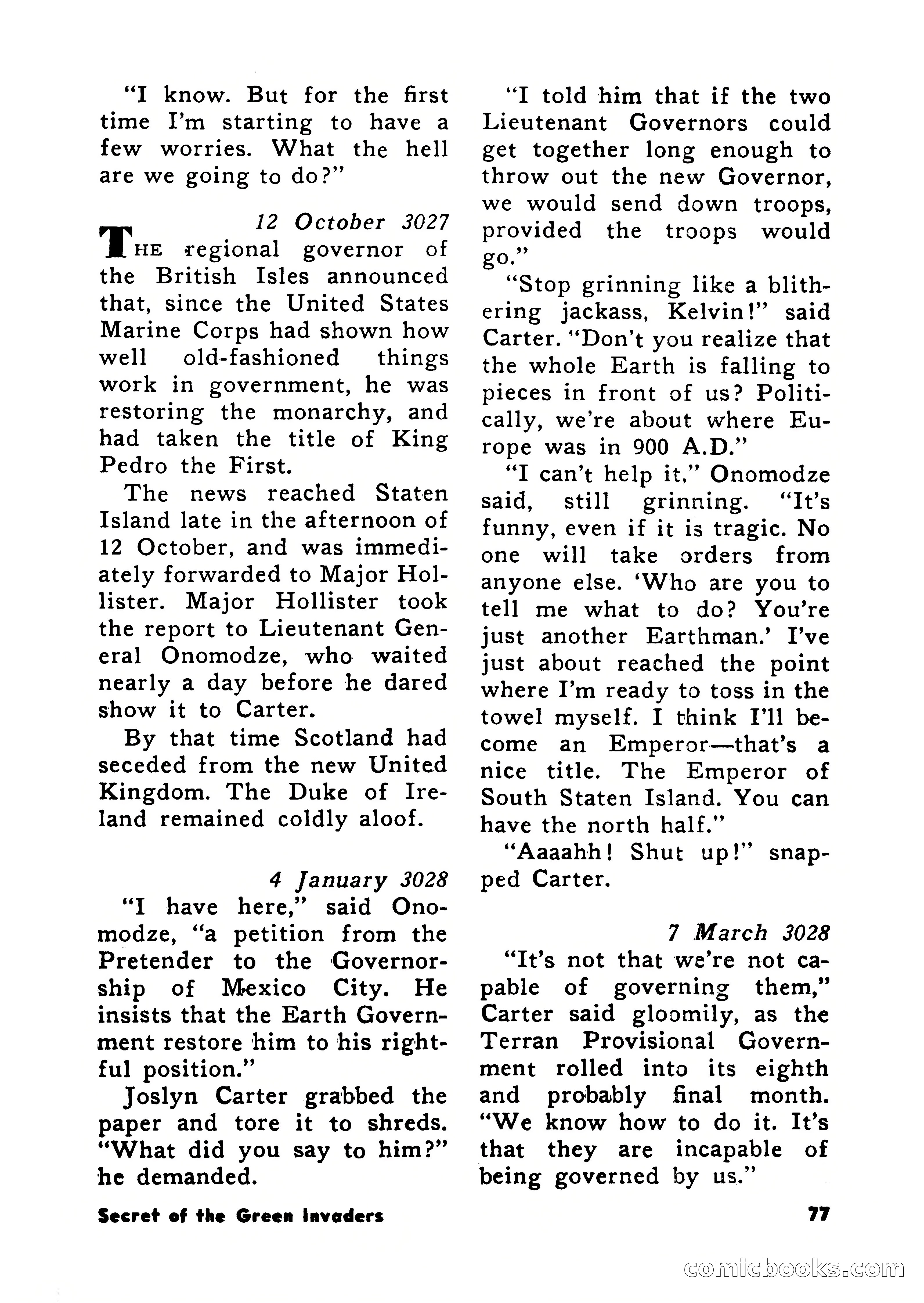 Science Fiction Adventures, December 1956 — page 77 of 132