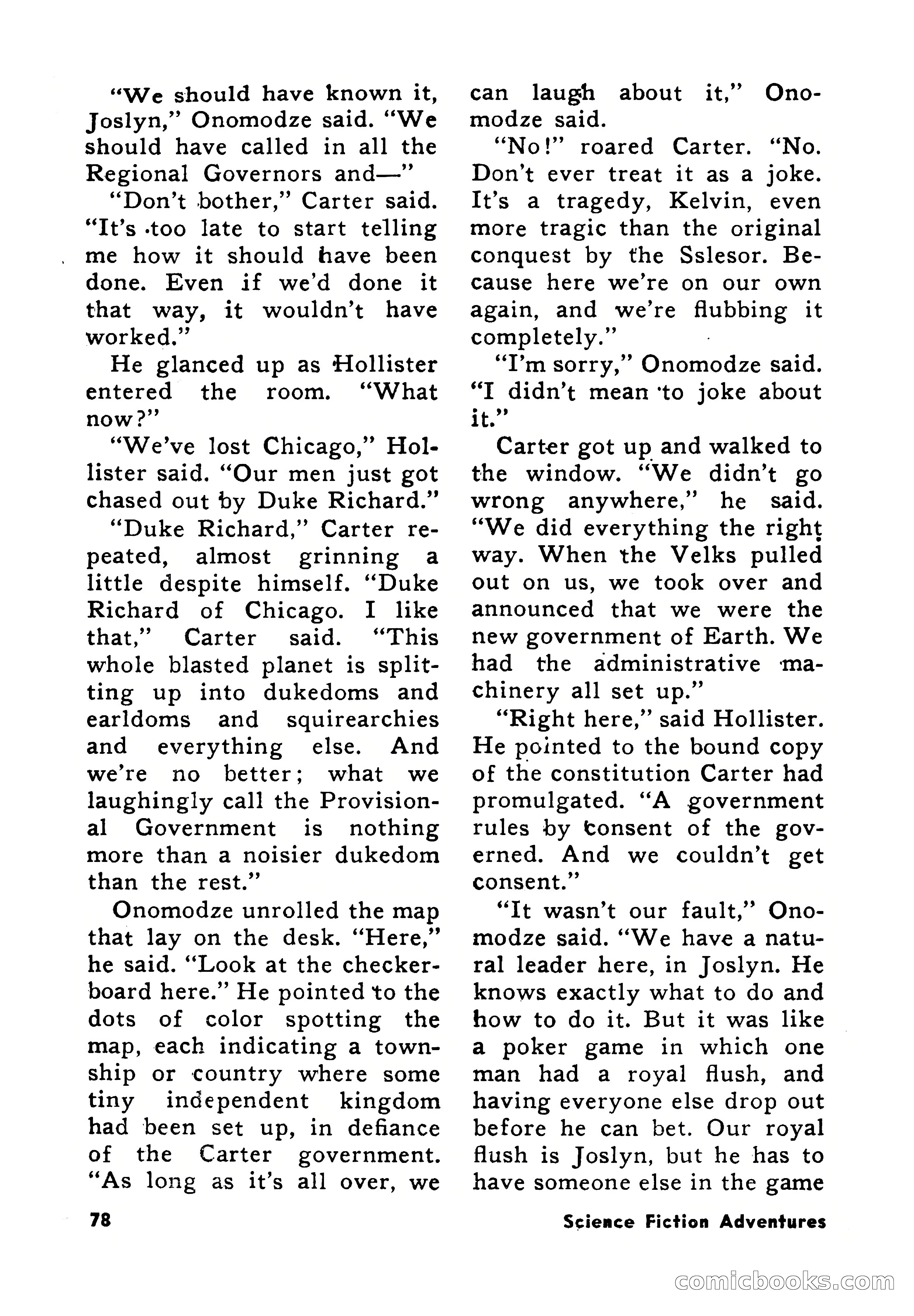 Science Fiction Adventures, December 1956 — page 78 of 132