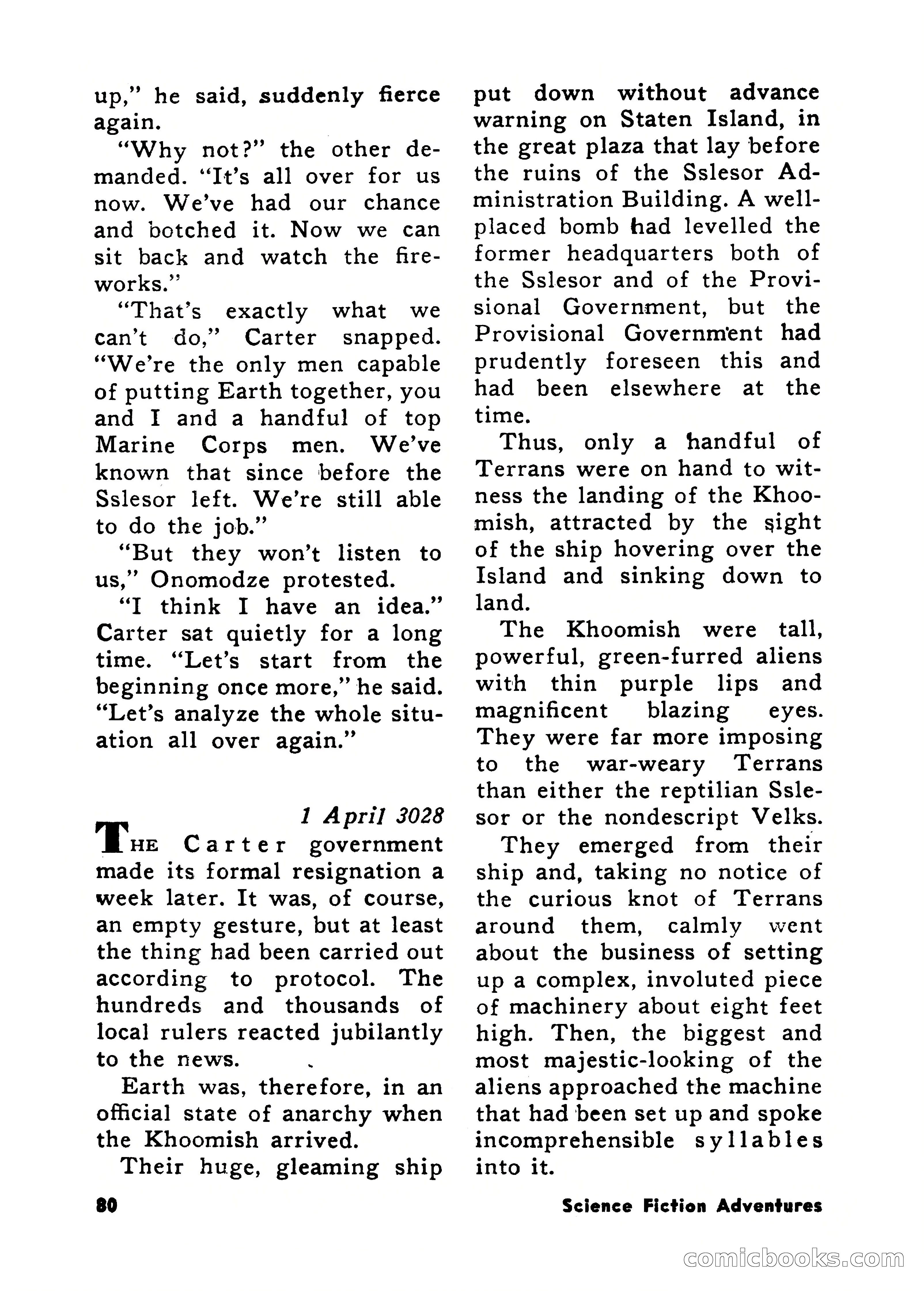 Science Fiction Adventures, December 1956 — page 80 of 132
