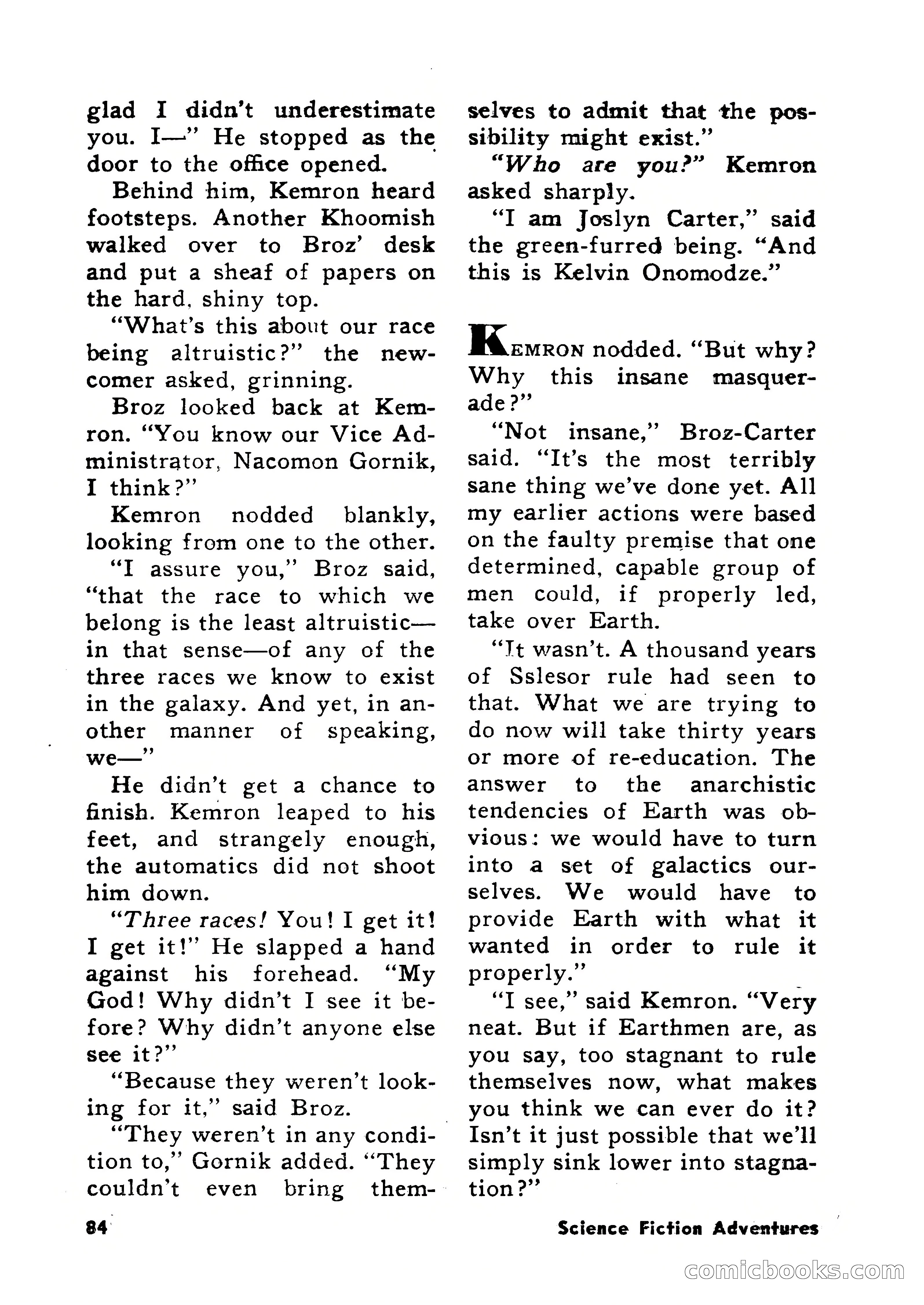 Science Fiction Adventures, December 1956 — page 84 of 132