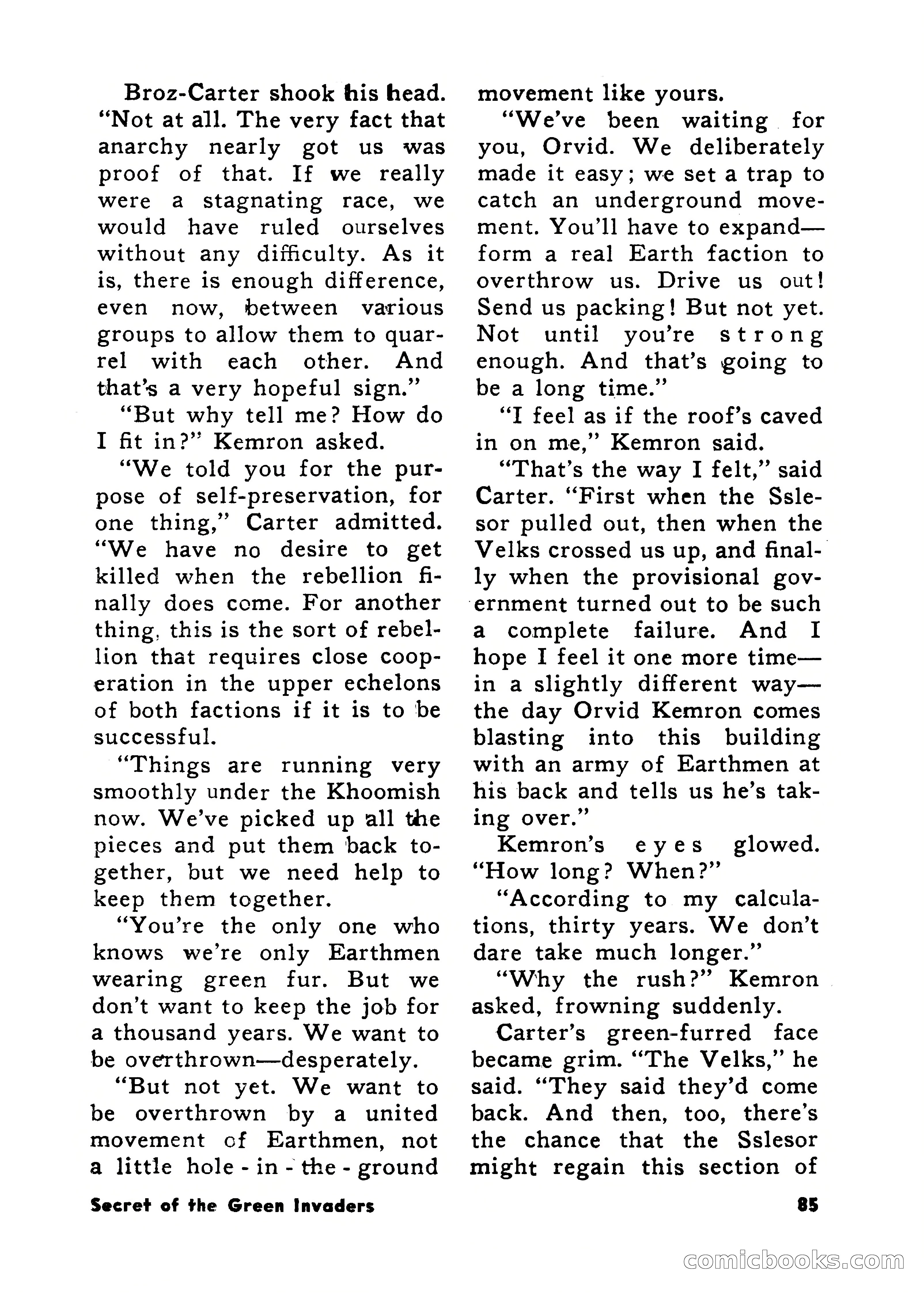 Science Fiction Adventures, December 1956 — page 85 of 132