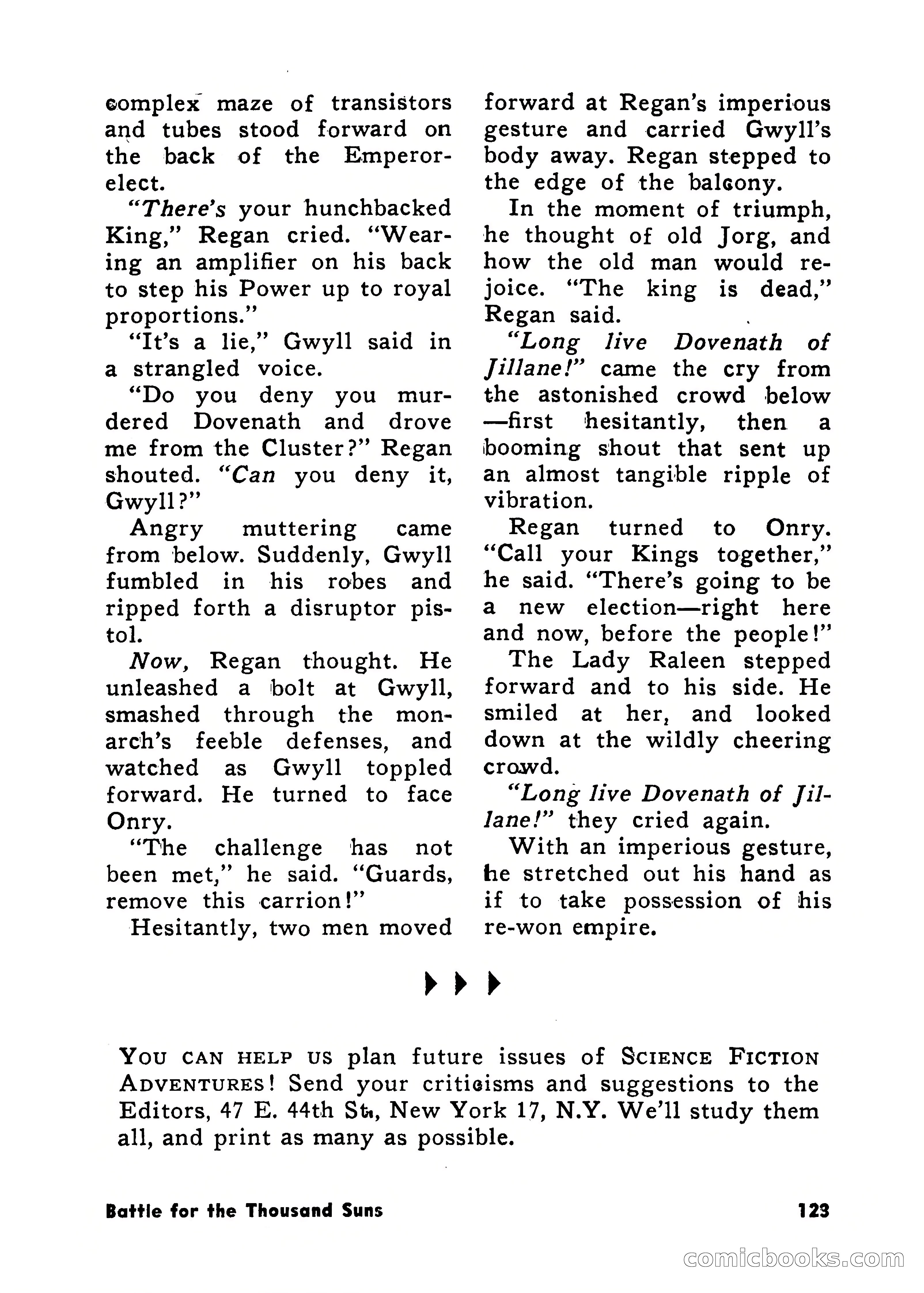Science Fiction Adventures, December 1956 — page 123 of 132