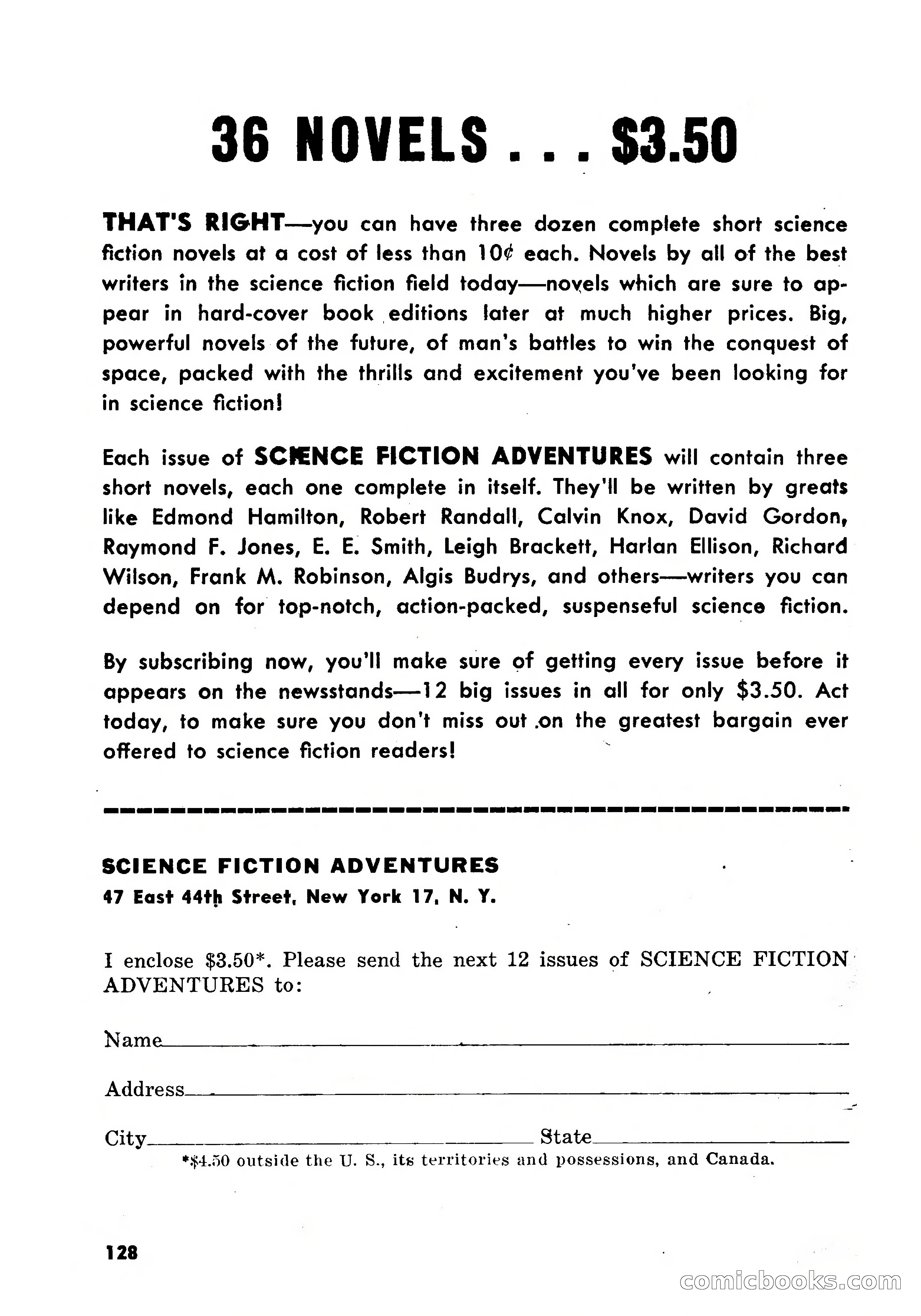 Science Fiction Adventures, December 1956 — page 128 of 132