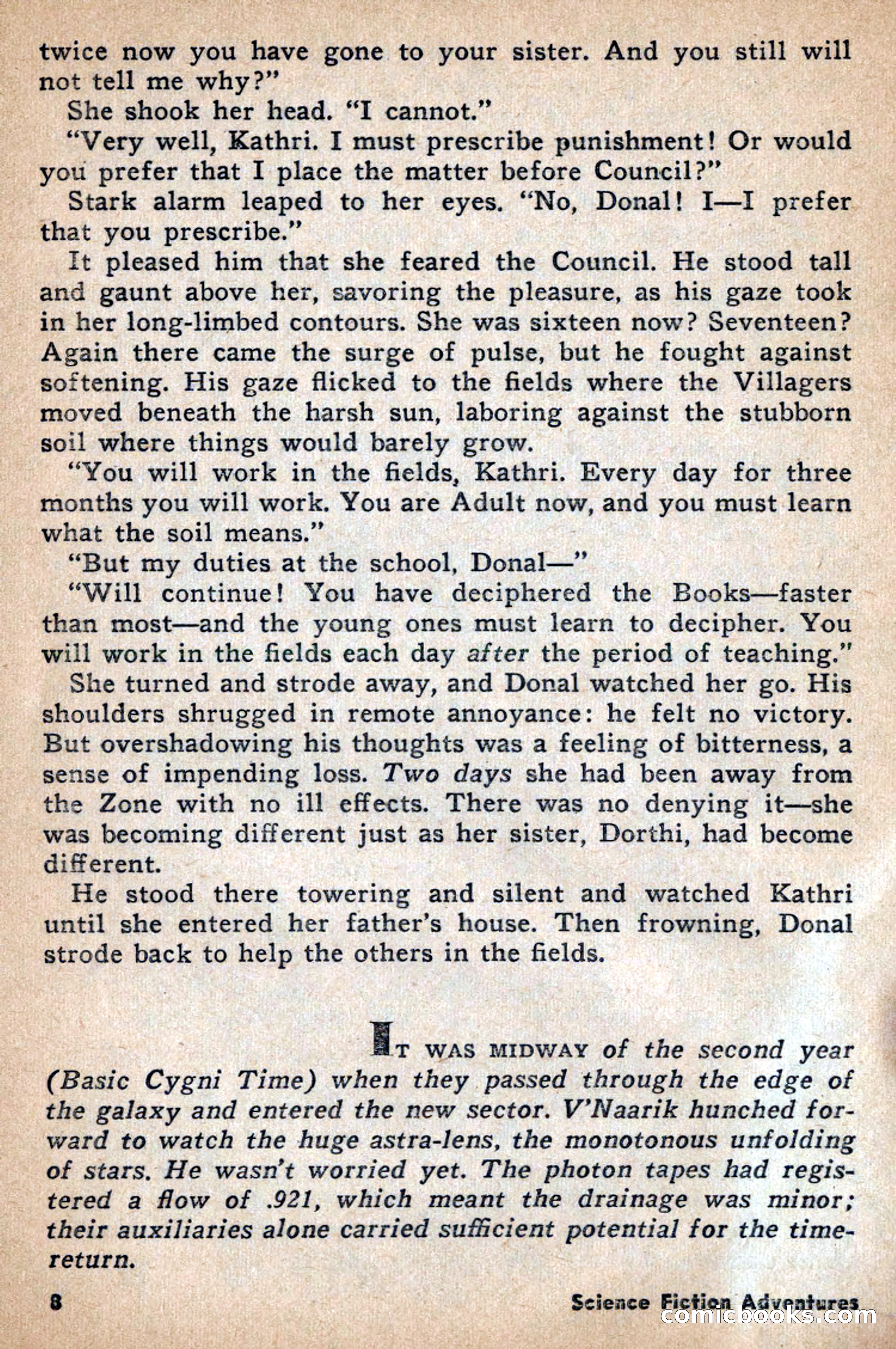 Science Fiction Adventures, April 1957 — page 8 of 132
