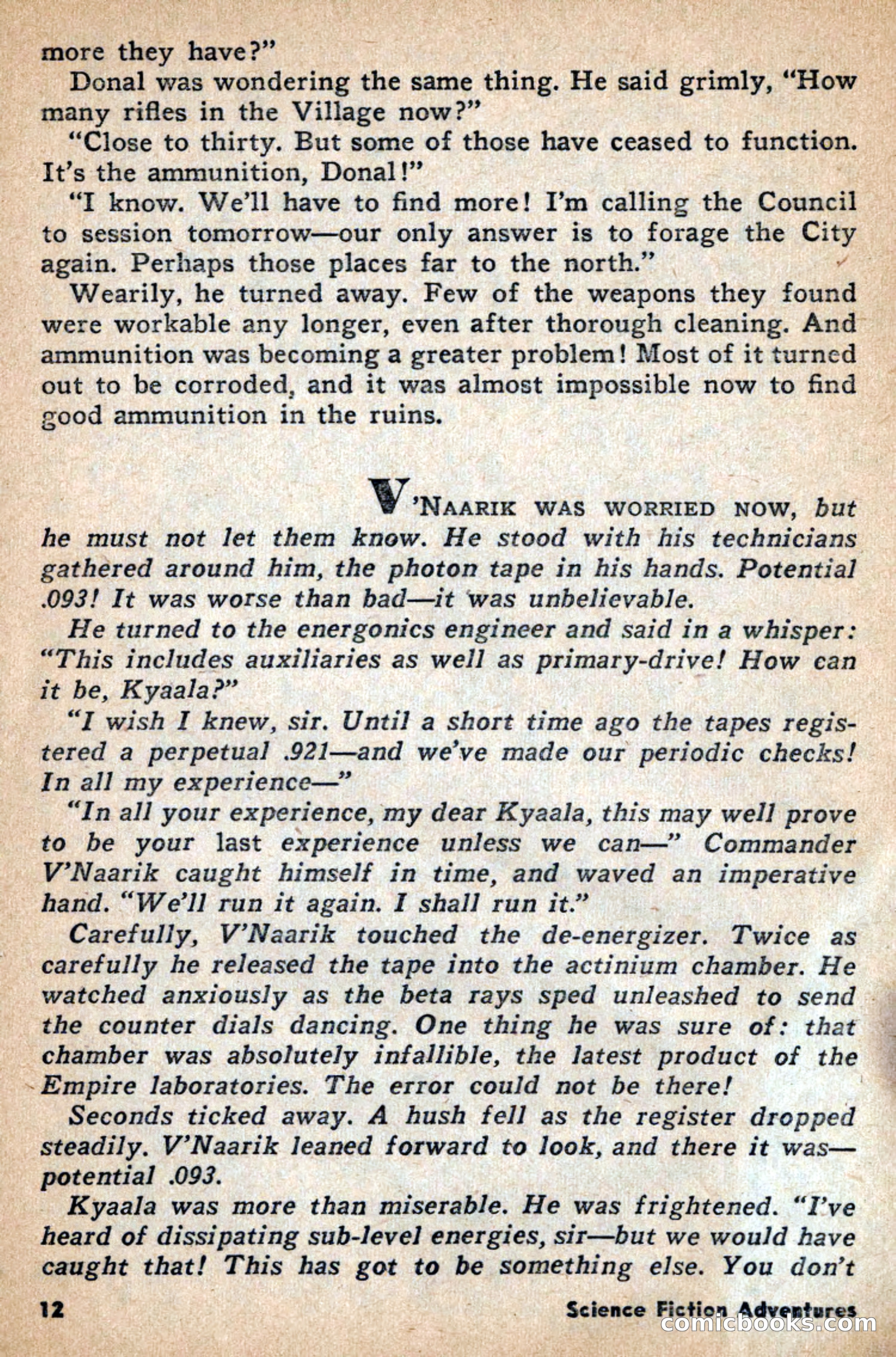 Science Fiction Adventures, April 1957 — page 12 of 132