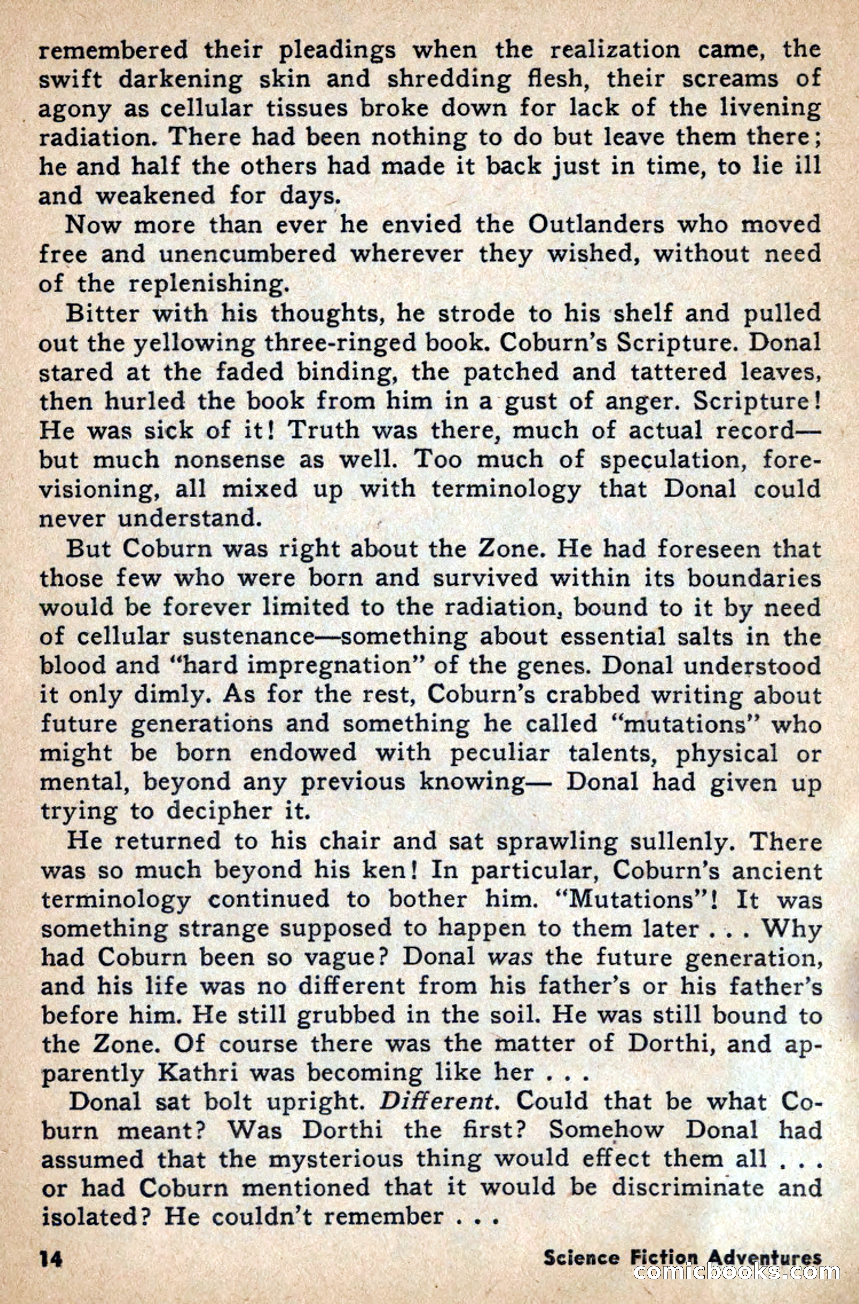 Science Fiction Adventures, April 1957 — page 14 of 132