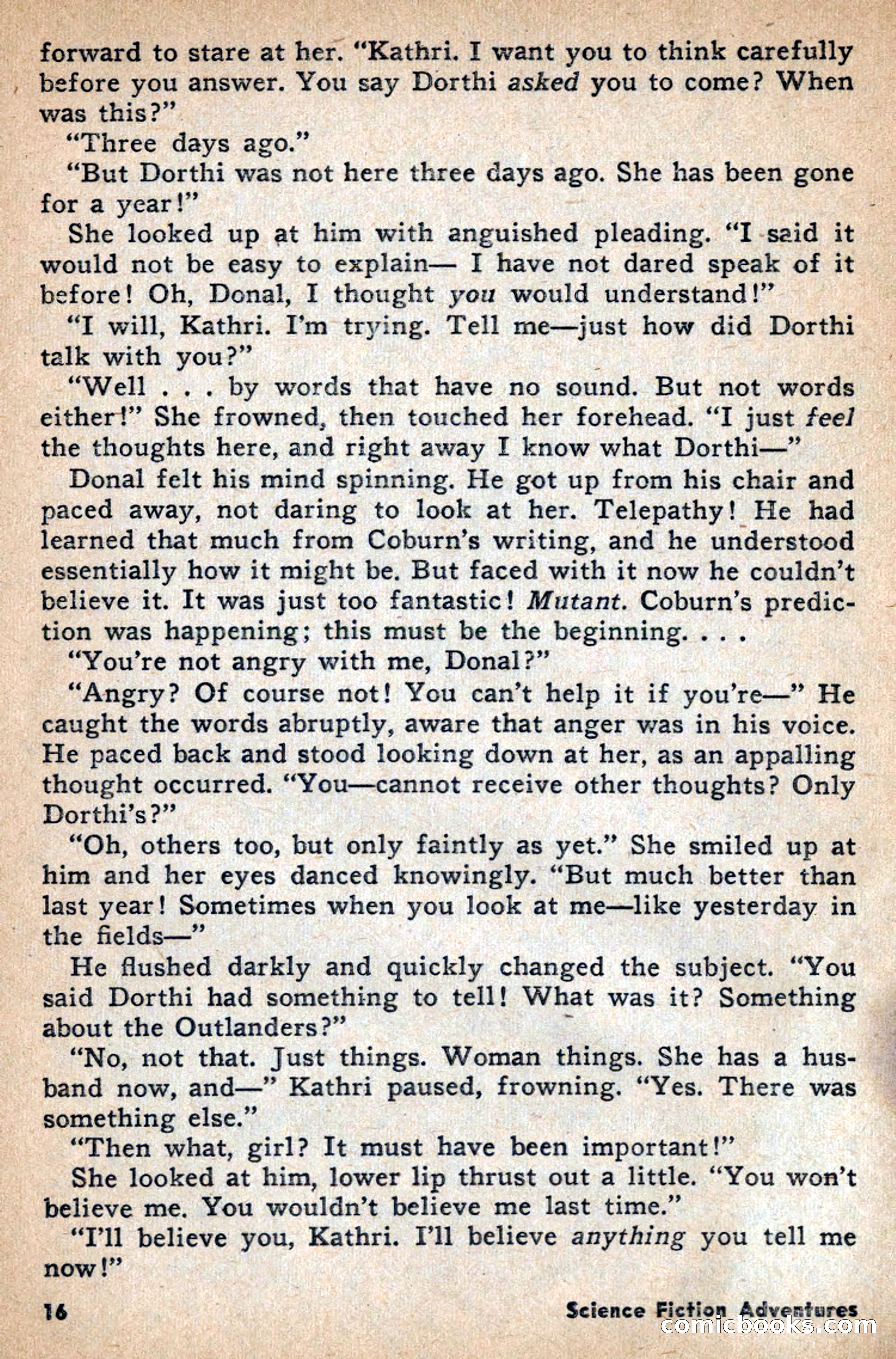 Science Fiction Adventures, April 1957 — page 16 of 132