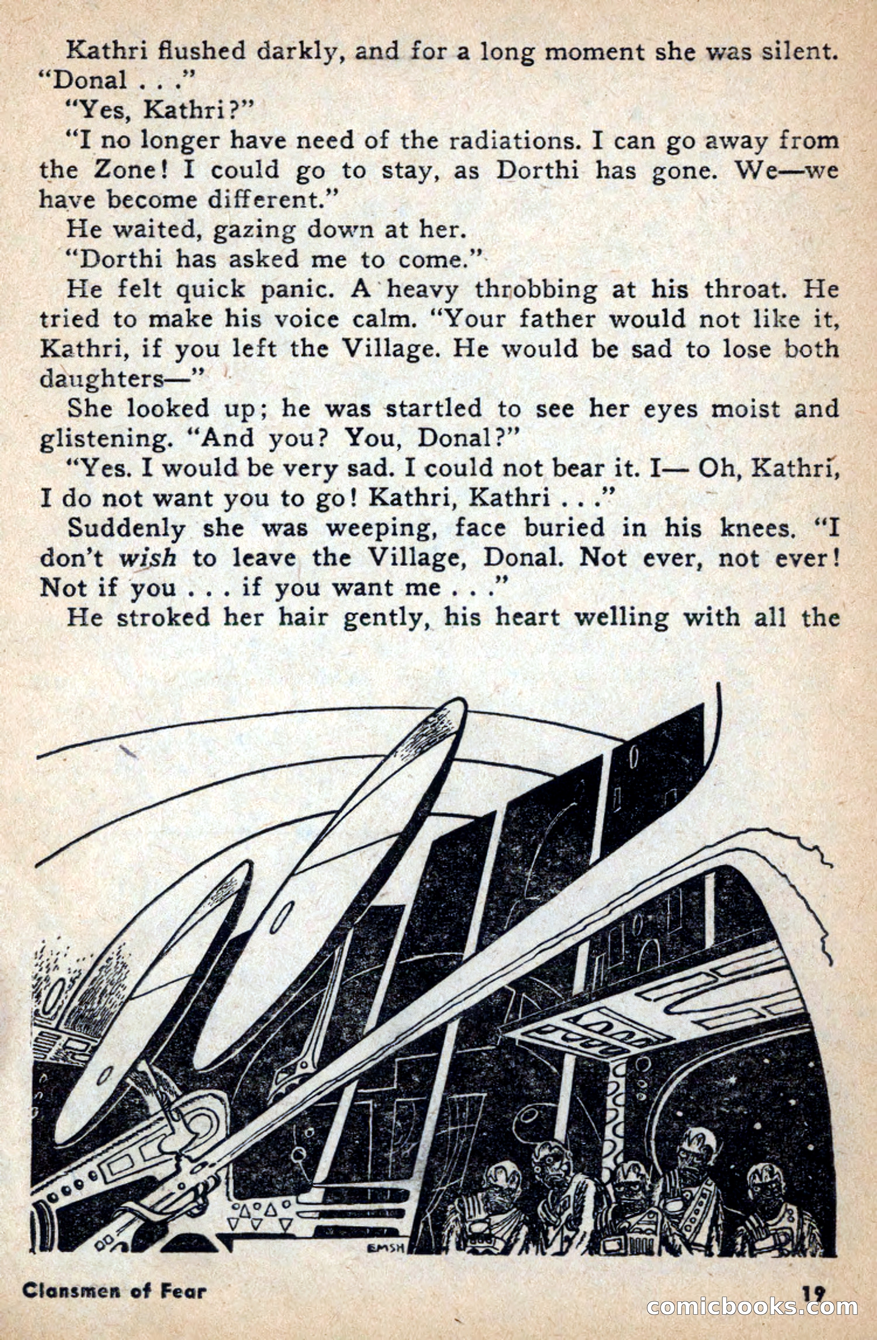 Science Fiction Adventures, April 1957 — page 19 of 132