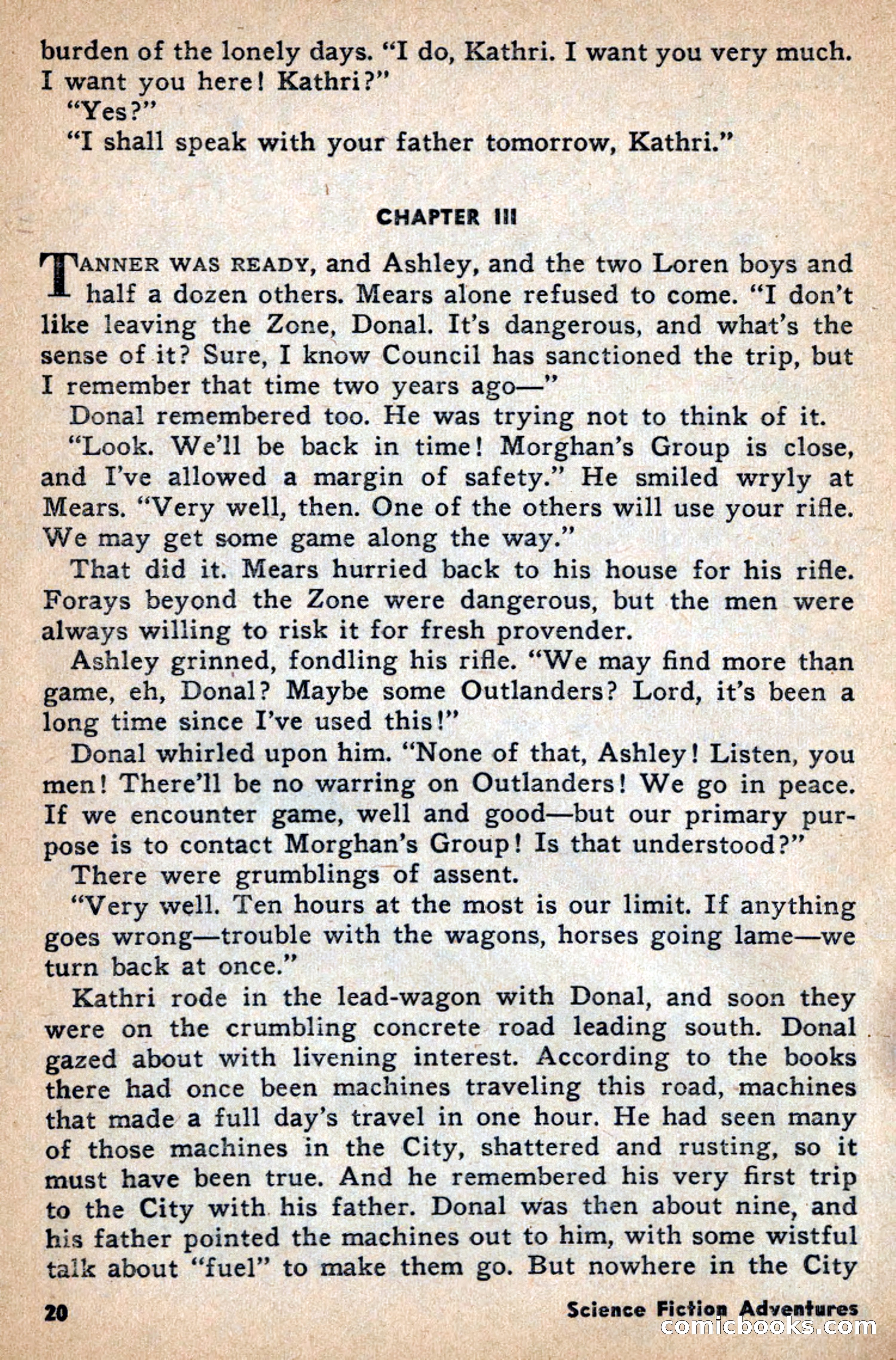 Science Fiction Adventures, April 1957 — page 20 of 132
