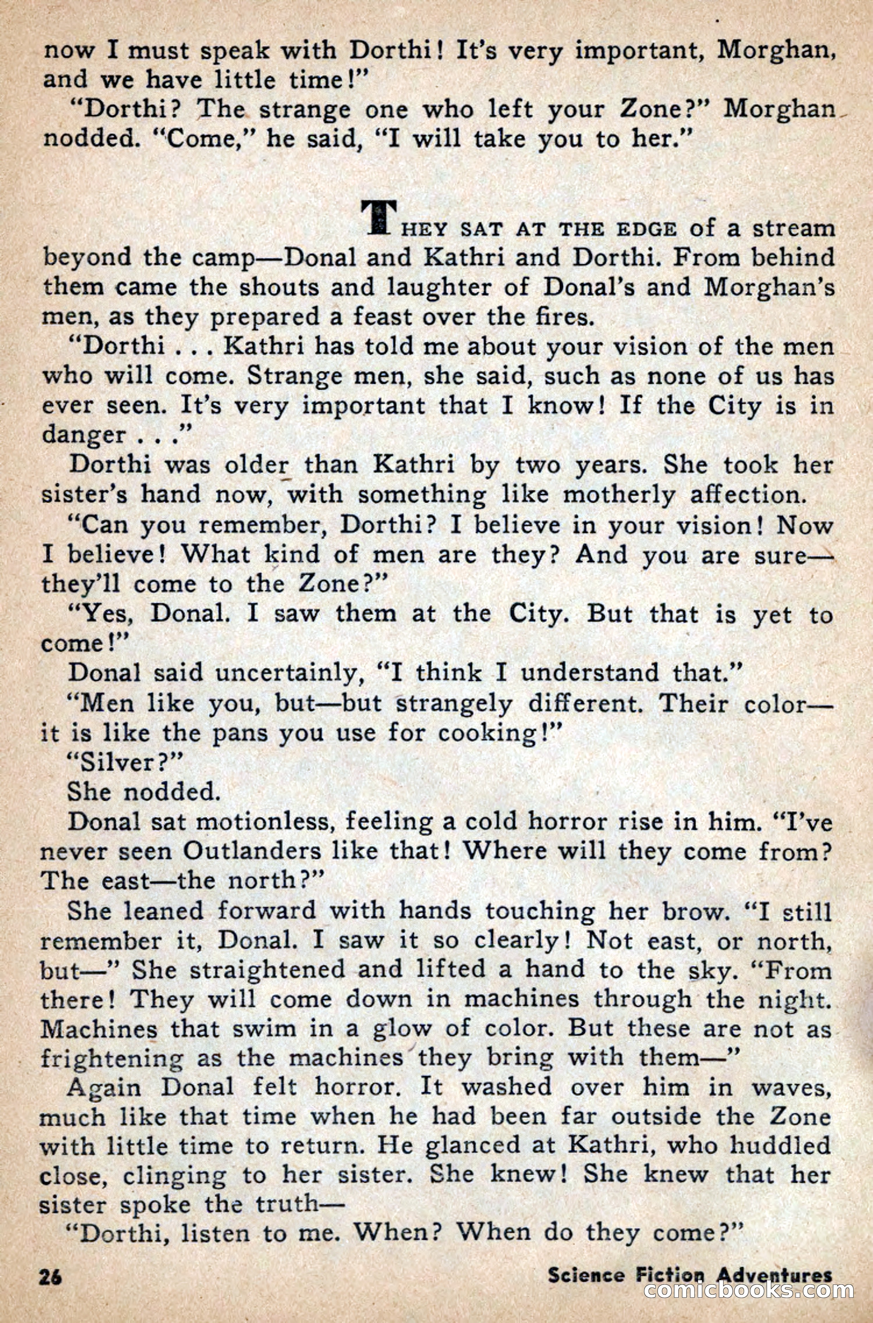 Science Fiction Adventures, April 1957 — page 26 of 132