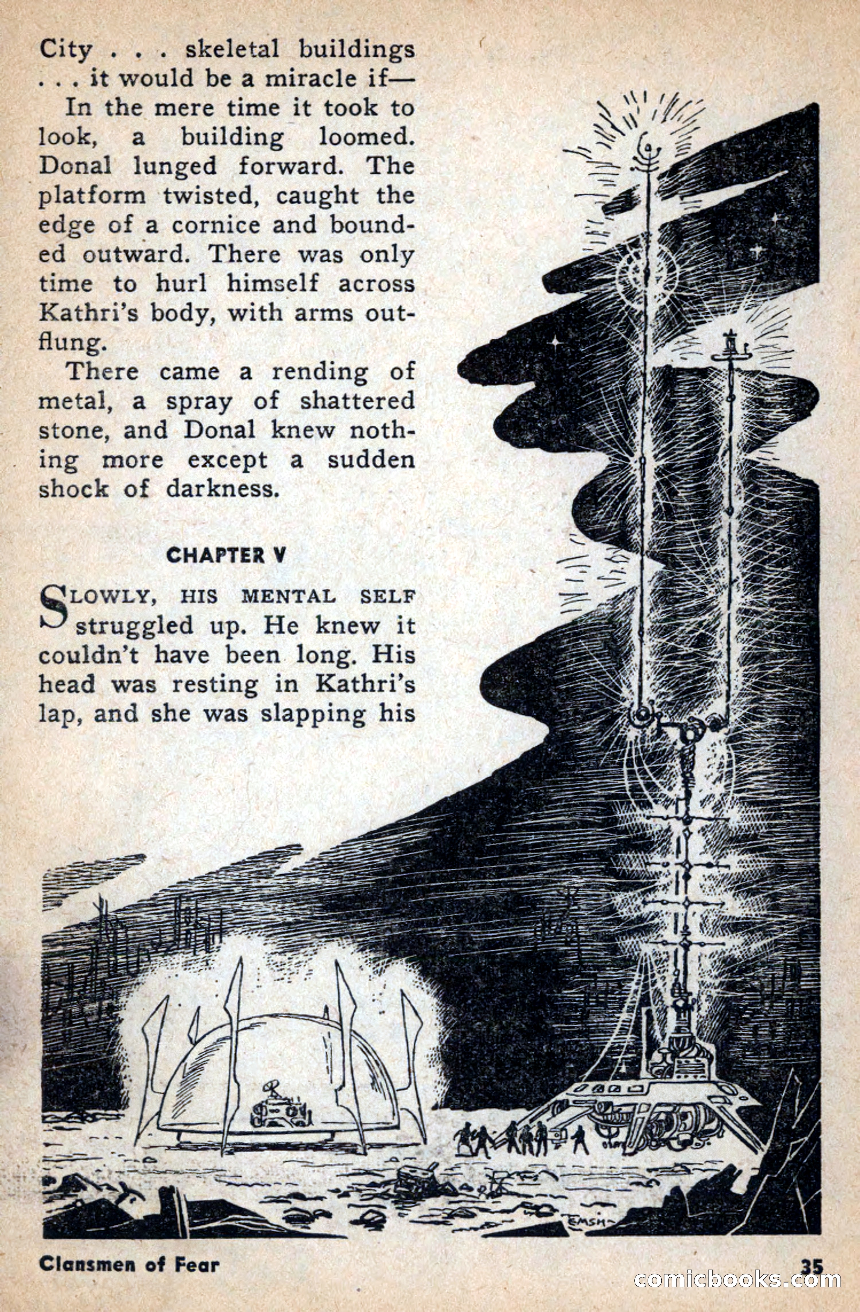 Science Fiction Adventures, April 1957 — page 35 of 132