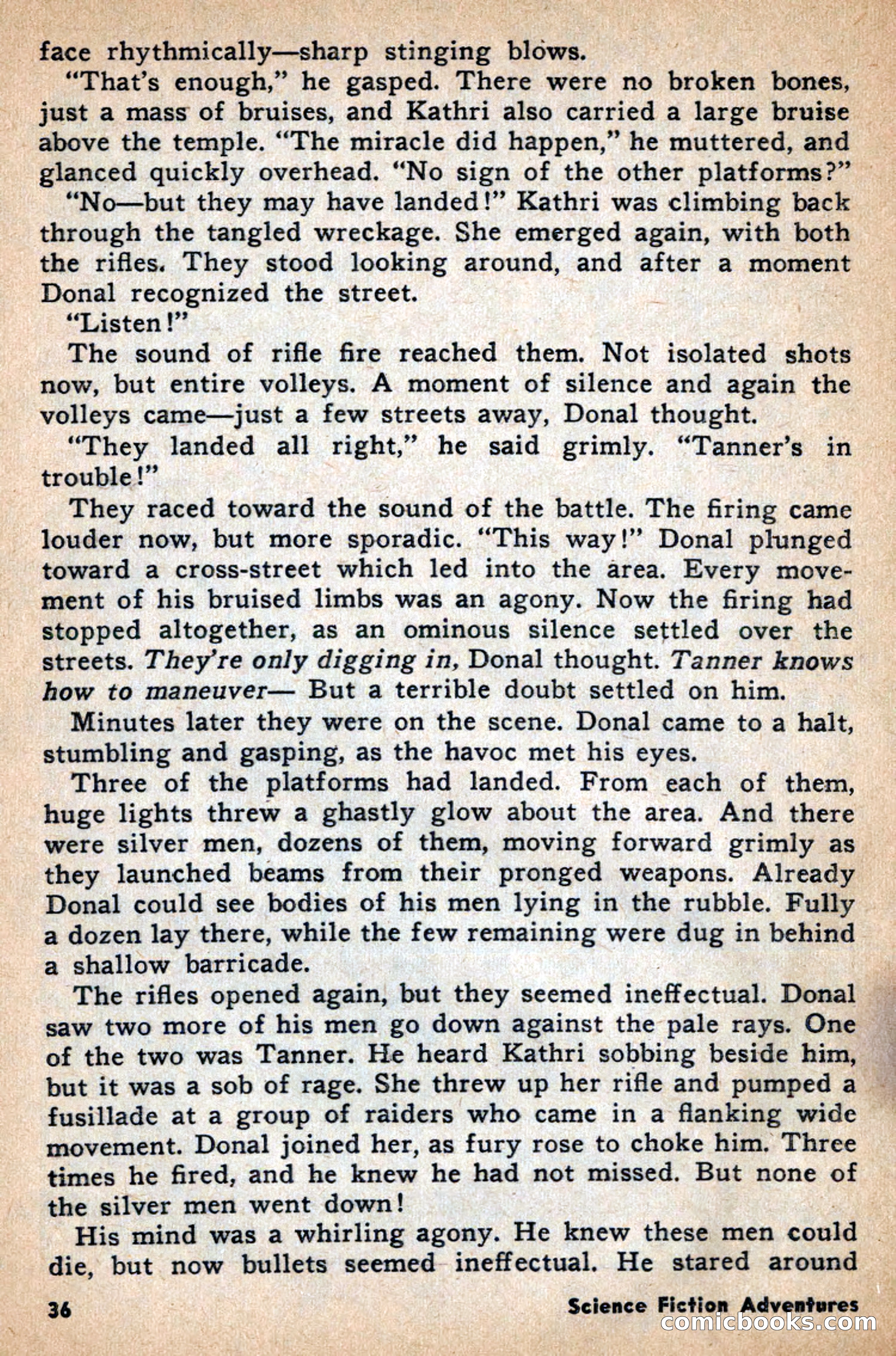 Science Fiction Adventures, April 1957 — page 36 of 132