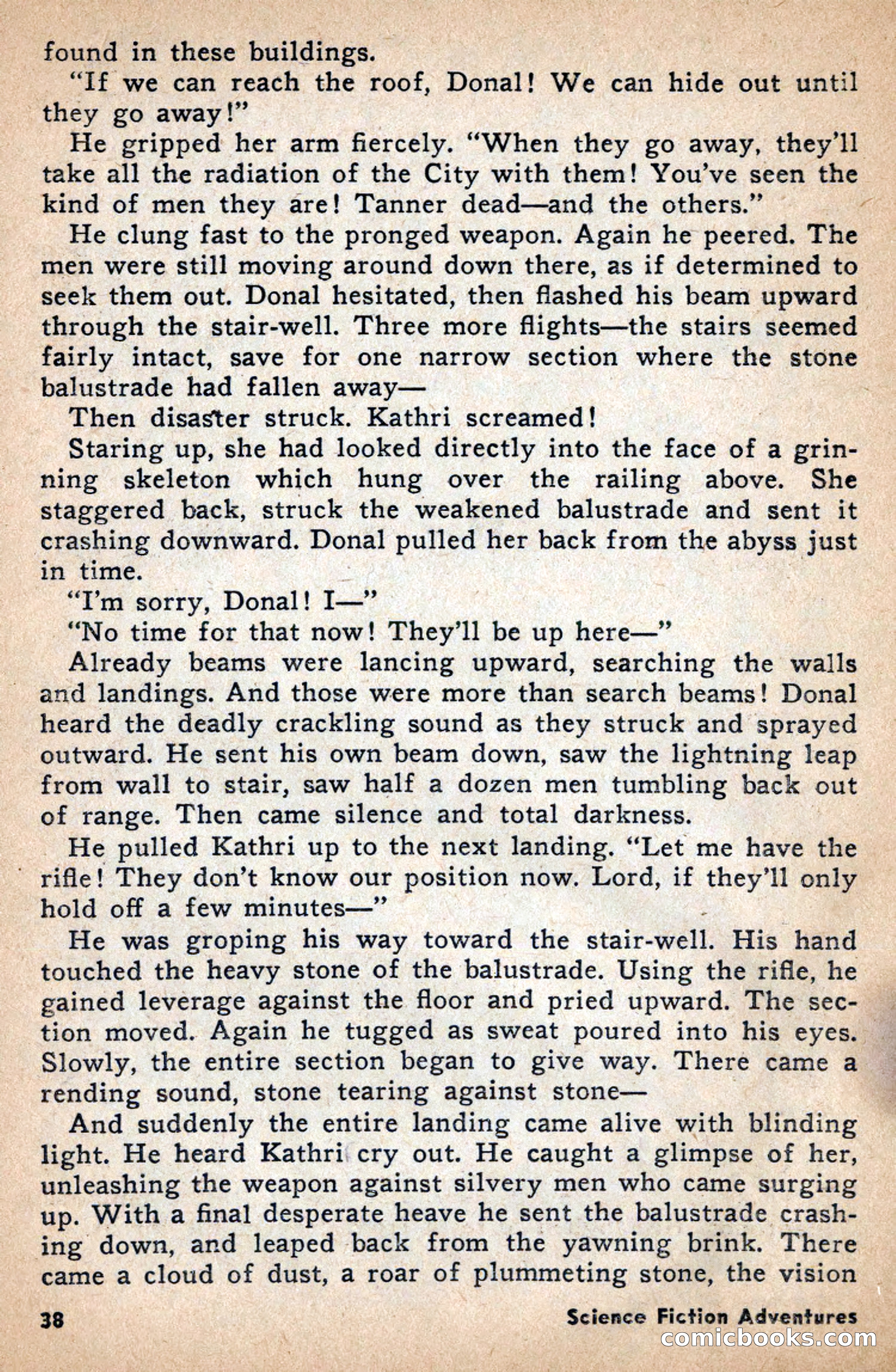 Science Fiction Adventures, April 1957 — page 38 of 132