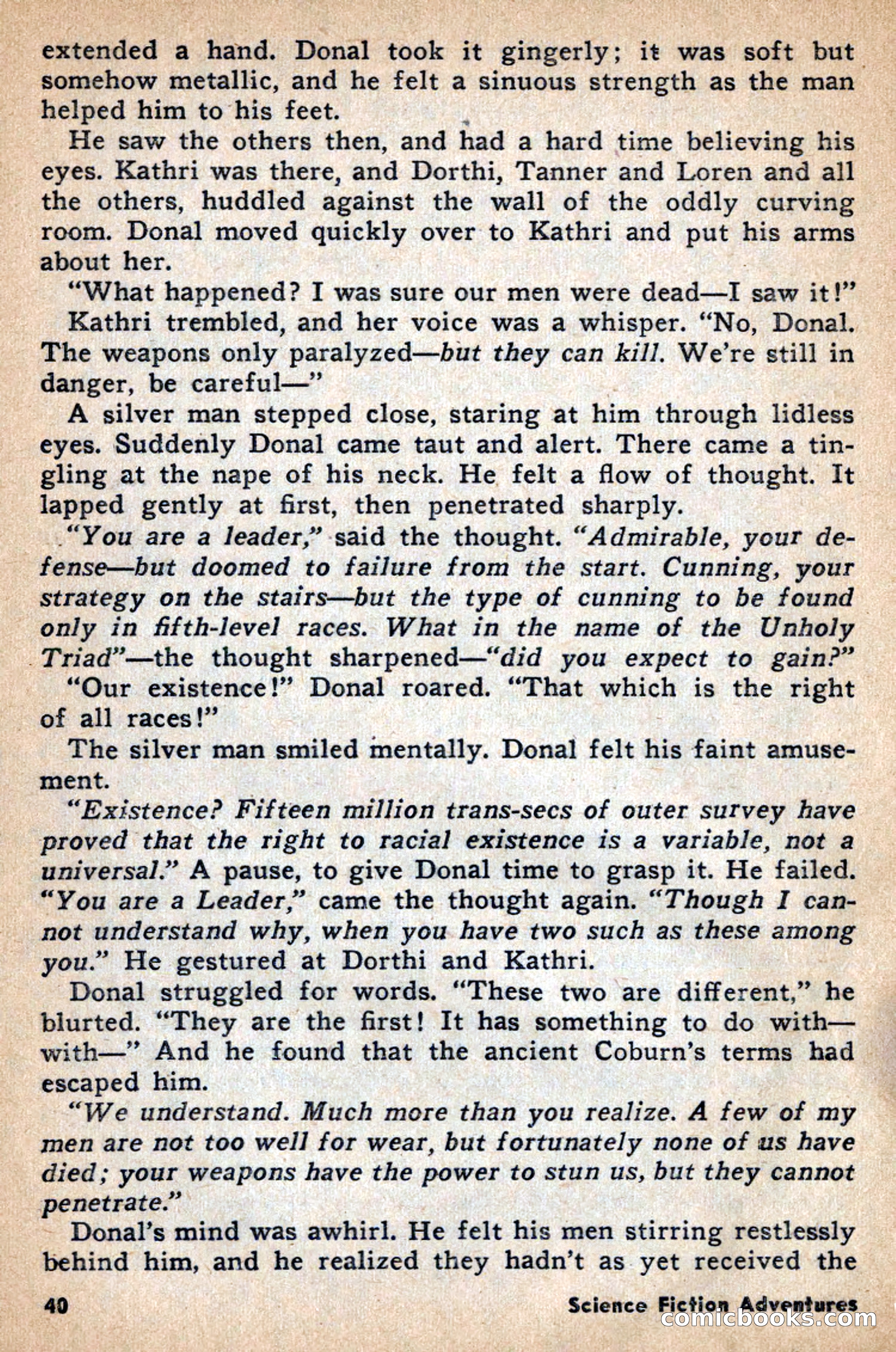 Science Fiction Adventures, April 1957 — page 40 of 132