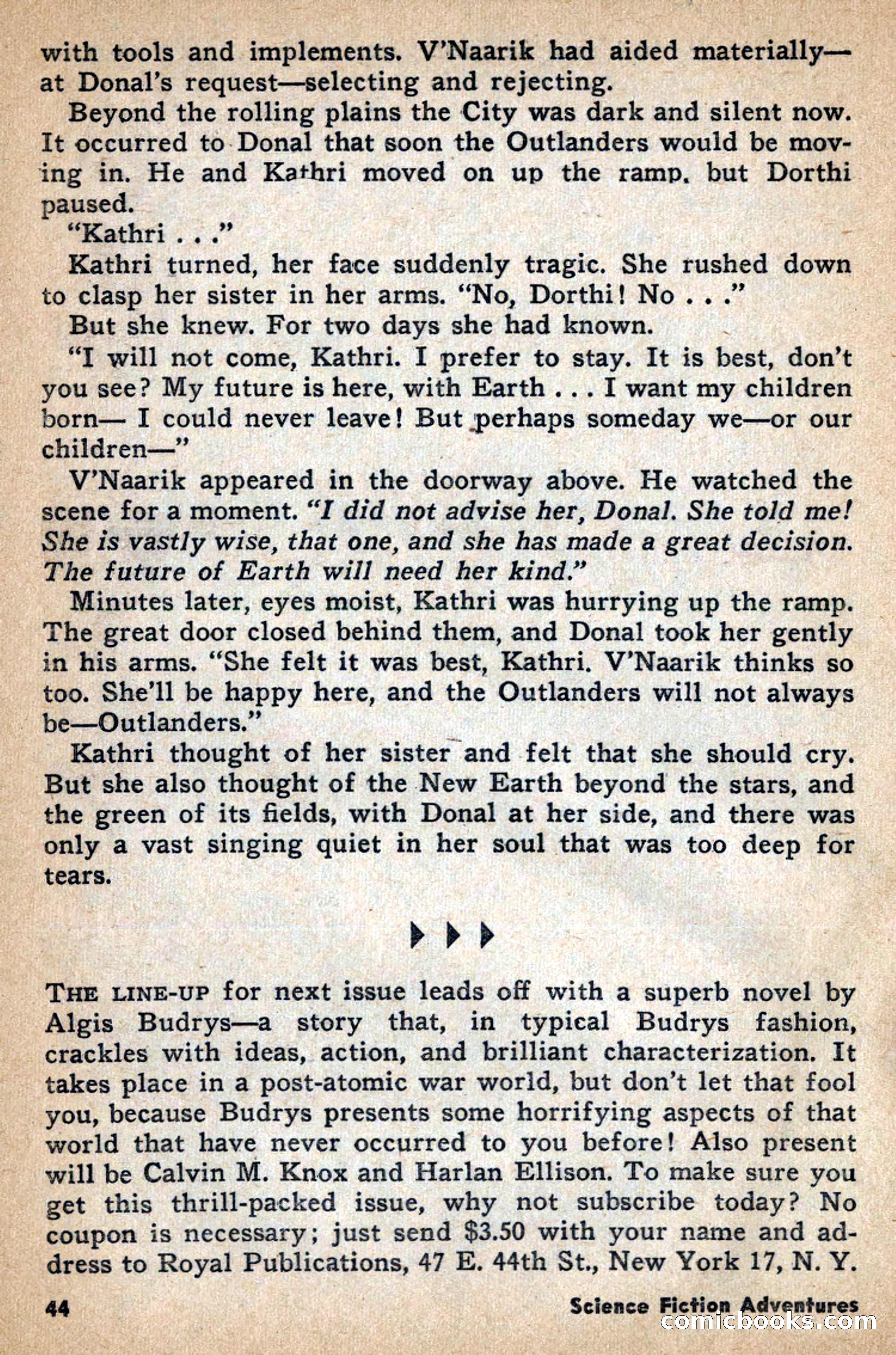 Science Fiction Adventures, April 1957 — page 44 of 132