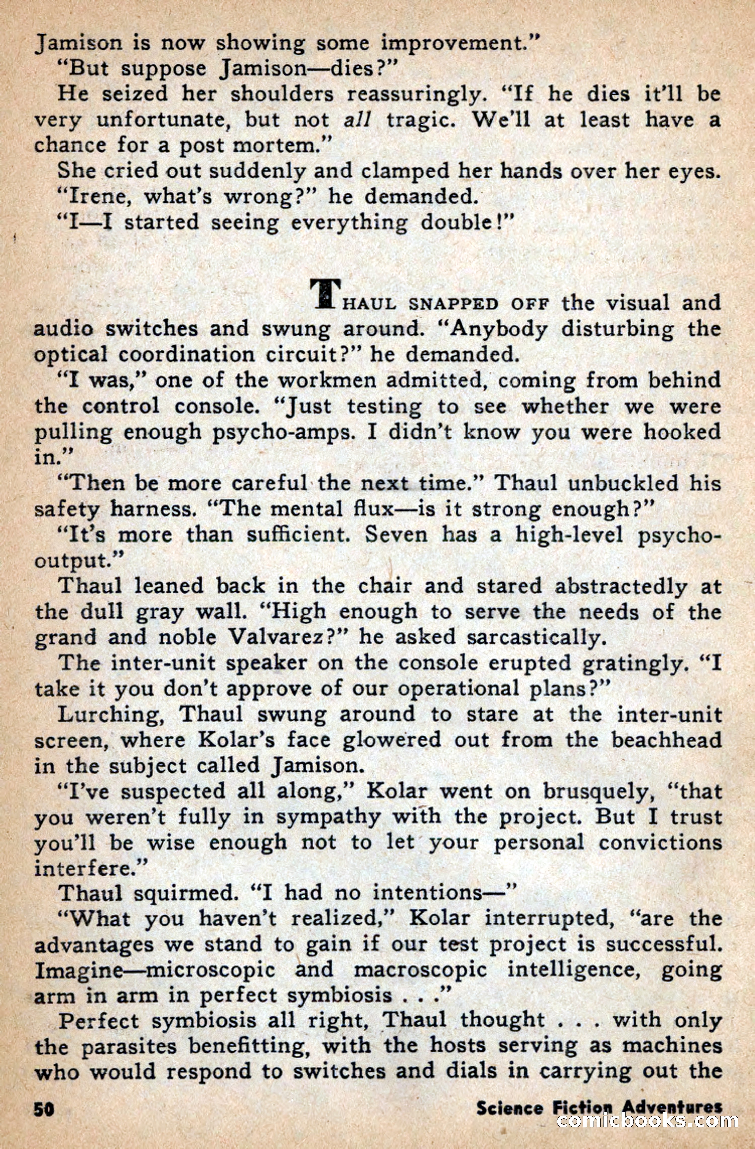 Science Fiction Adventures, April 1957 — page 50 of 132