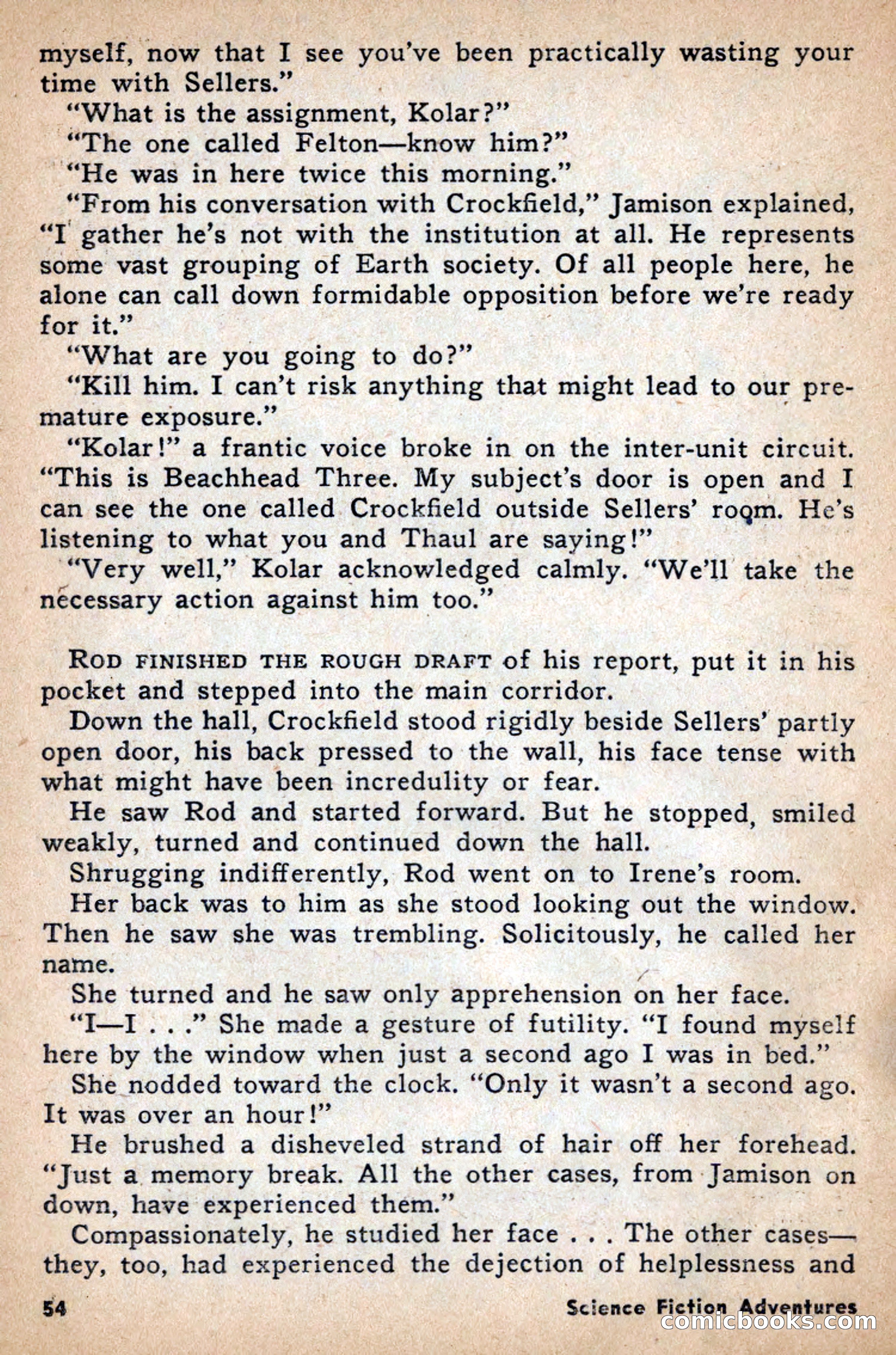 Science Fiction Adventures, April 1957 — page 54 of 132